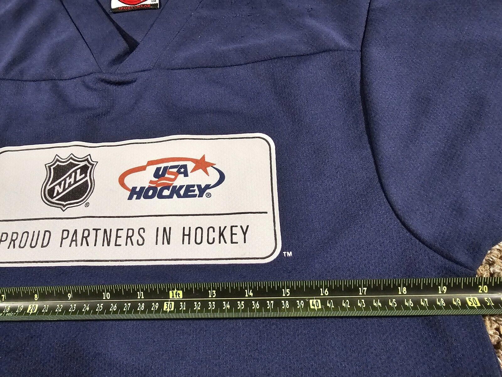 Designer K-1 USA HOCKEY JERSEY KRAFT PROUD PARTNERS OF NHL YOUTH MED Size ONE SIZE - 8 Thumbnail