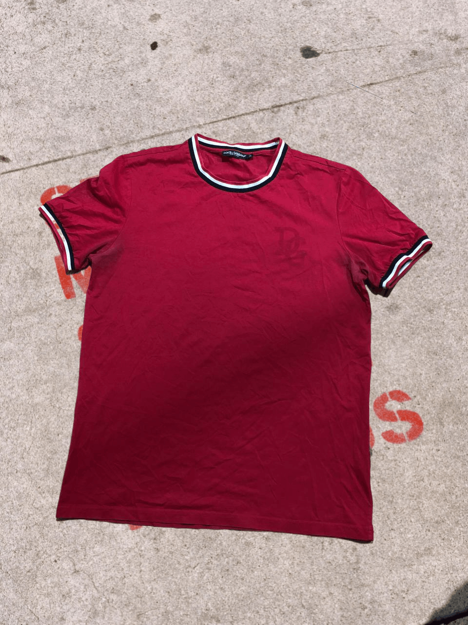 Dolce & Gabbana DOLCE & GABBANA T-shirt Logo Crown Crew Neck tee Size US L / EU 52-54 / 3 - 1 Thumbnail