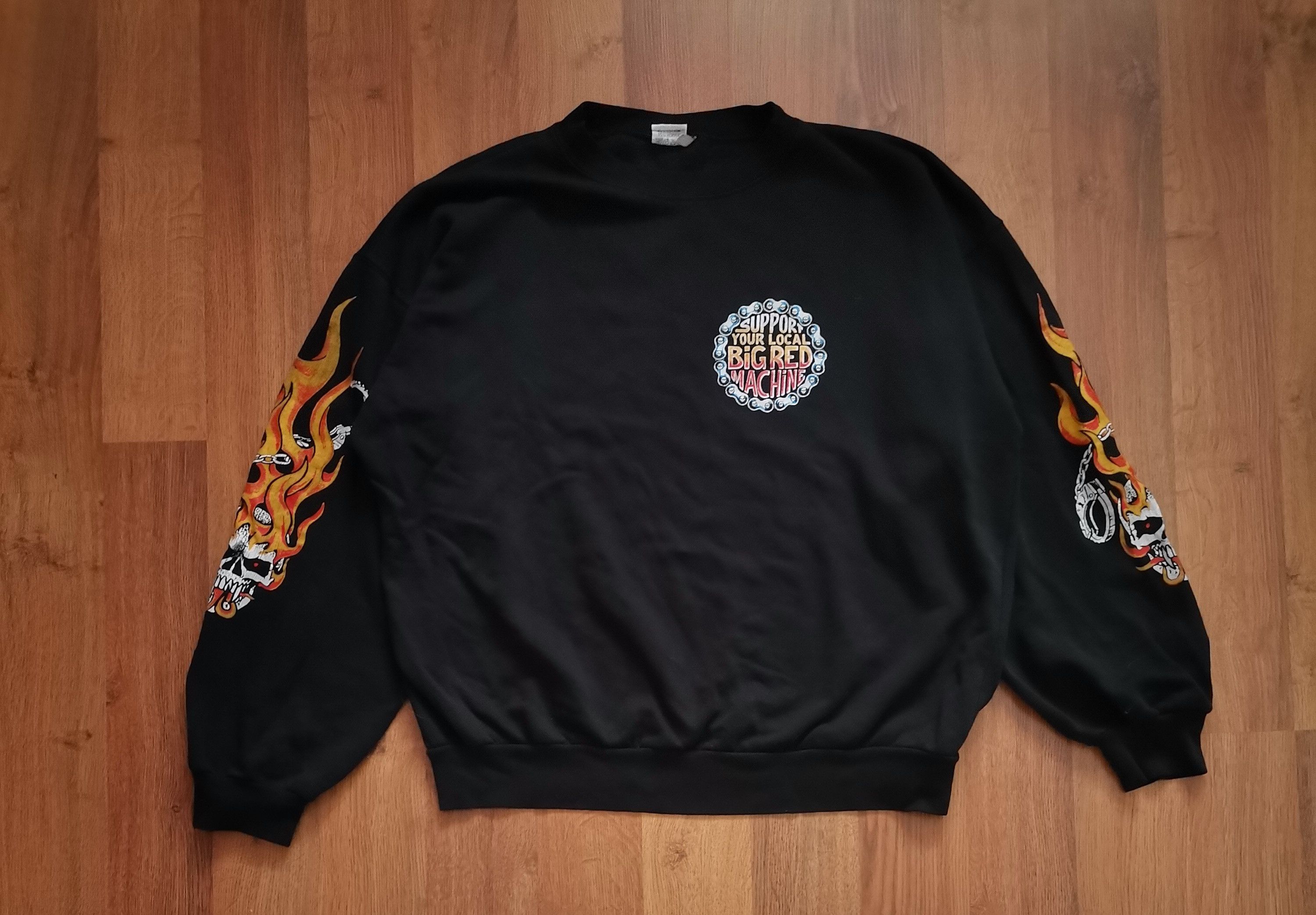 Vintage Vintage Big Red Machine Sweatshirt Size US XL / EU 56 / 4 - 1 Thumbnail