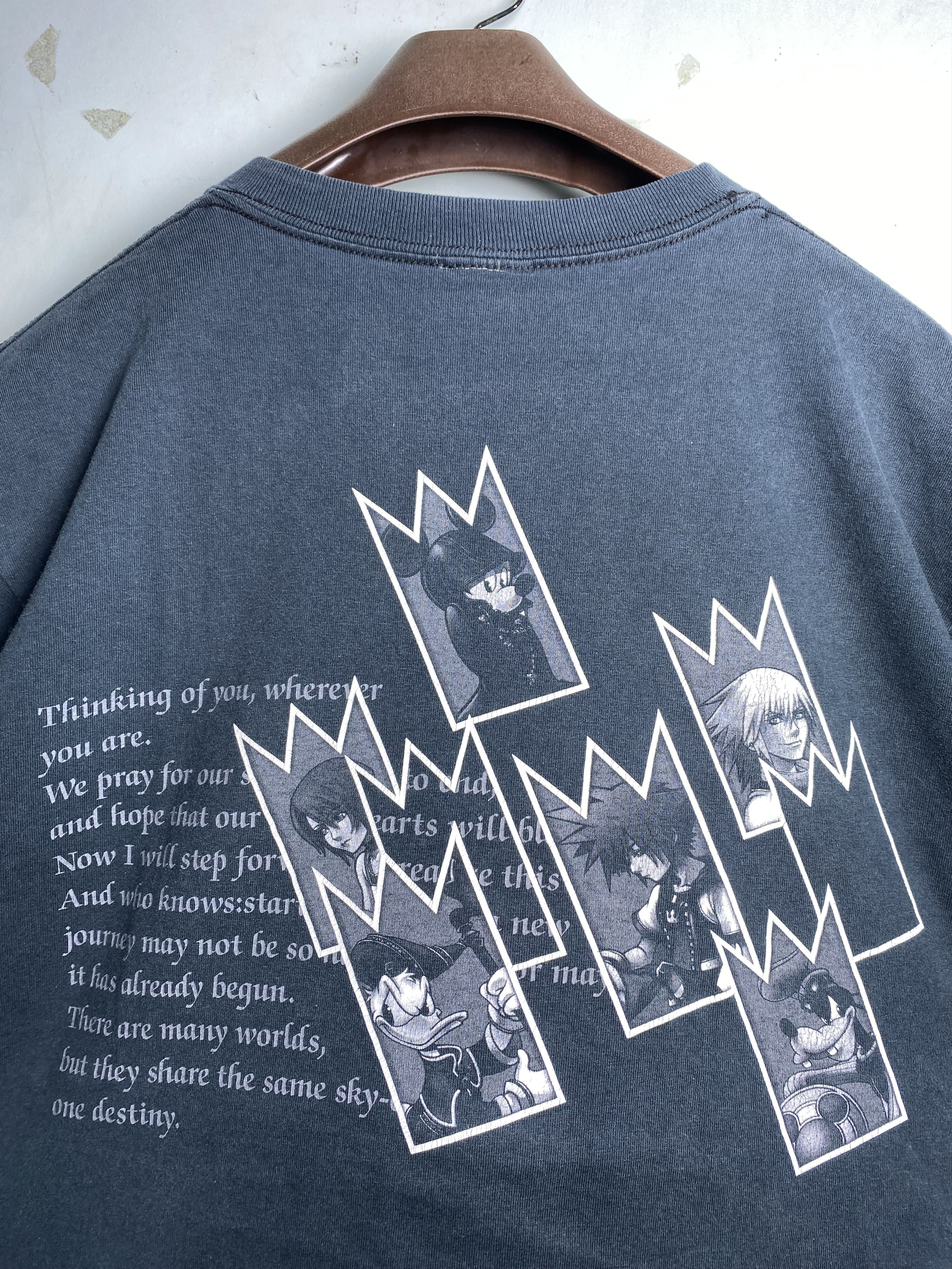 Disney Rare Vintage Disney Kingdom Hearts Game T-shirt Size US M / EU 48-50 / 2 - 1 Thumbnail