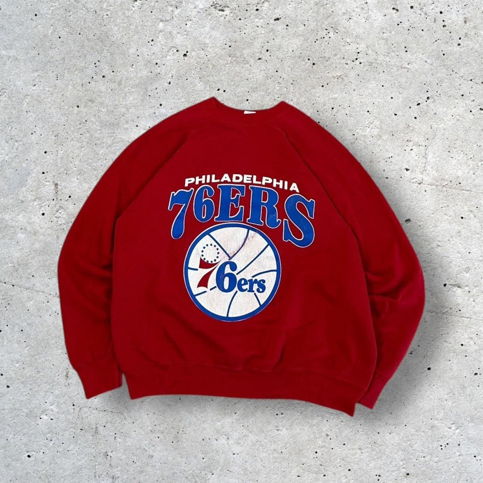 NBA × Vintage Vintage Philadelphia 76ers Sweatshirt Size US L / EU 52-54 / 3 - 1 Thumbnail