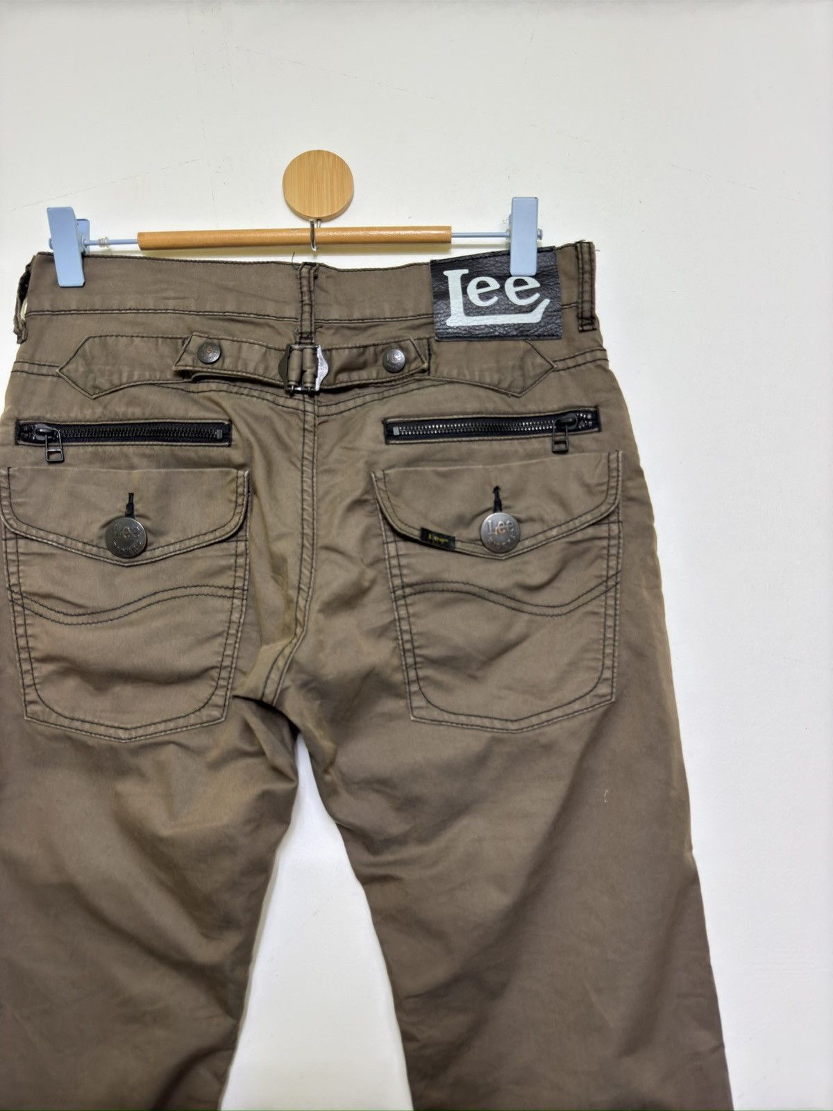 Lee Vintage Lee Riders Buckle Biker Style Low Rise Zipper Pant Size US 29 - 10 Thumbnail