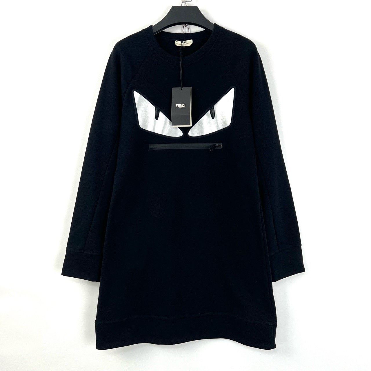 Fendi Fendi Little Monster Pocket Zip Hoodie Dress Size M / US 6-8 / IT 42-44 - 1 Thumbnail