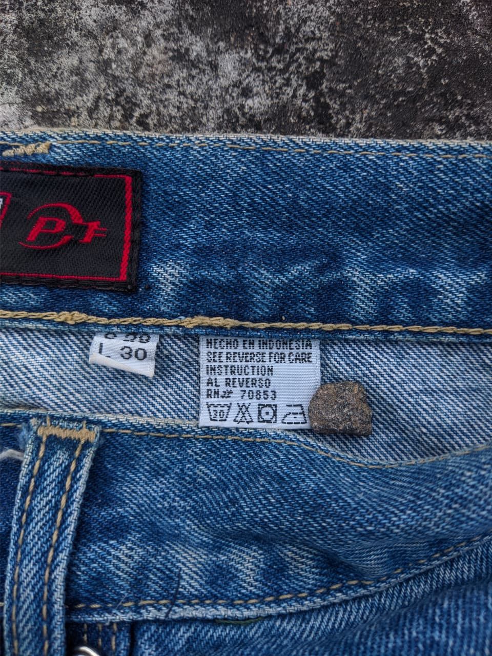 JNCO Rare! Vintage Plugg Y2K With Stripe Baggy Wide Leg Jeans Size US 28 / EU 44 - 9 Thumbnail