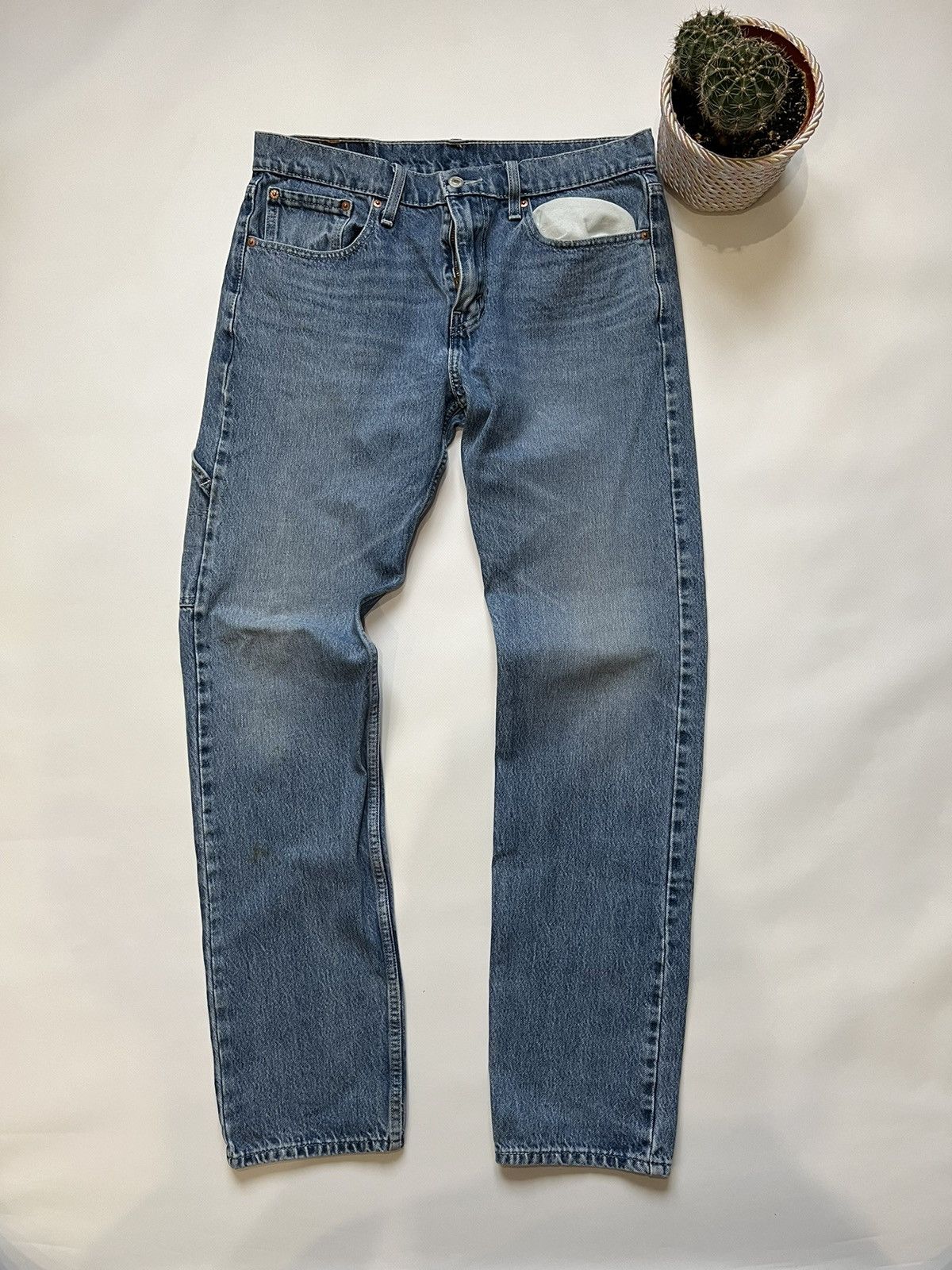 Levi's Vintage Levis Blue Denim Pants Jeans Cargo Size US 32 / EU 48 - 4 Thumbnail