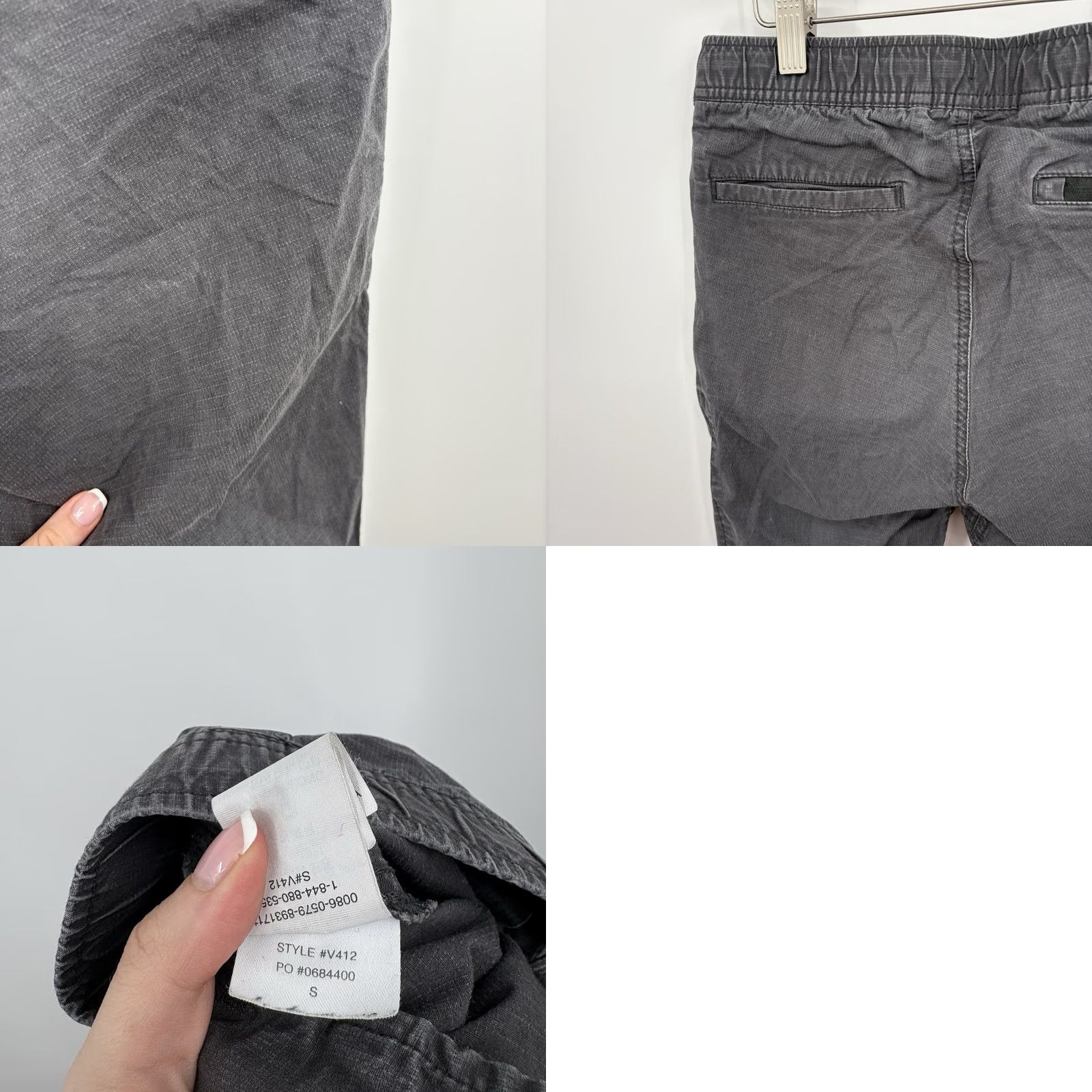 Vuori Vuori Ripstop Pant Men Small Performance Hiking Comfort Climber Slim Stretch Pants Athletic Regular Inseam 30 in Gray Size US 29 - 8 Thumbnail