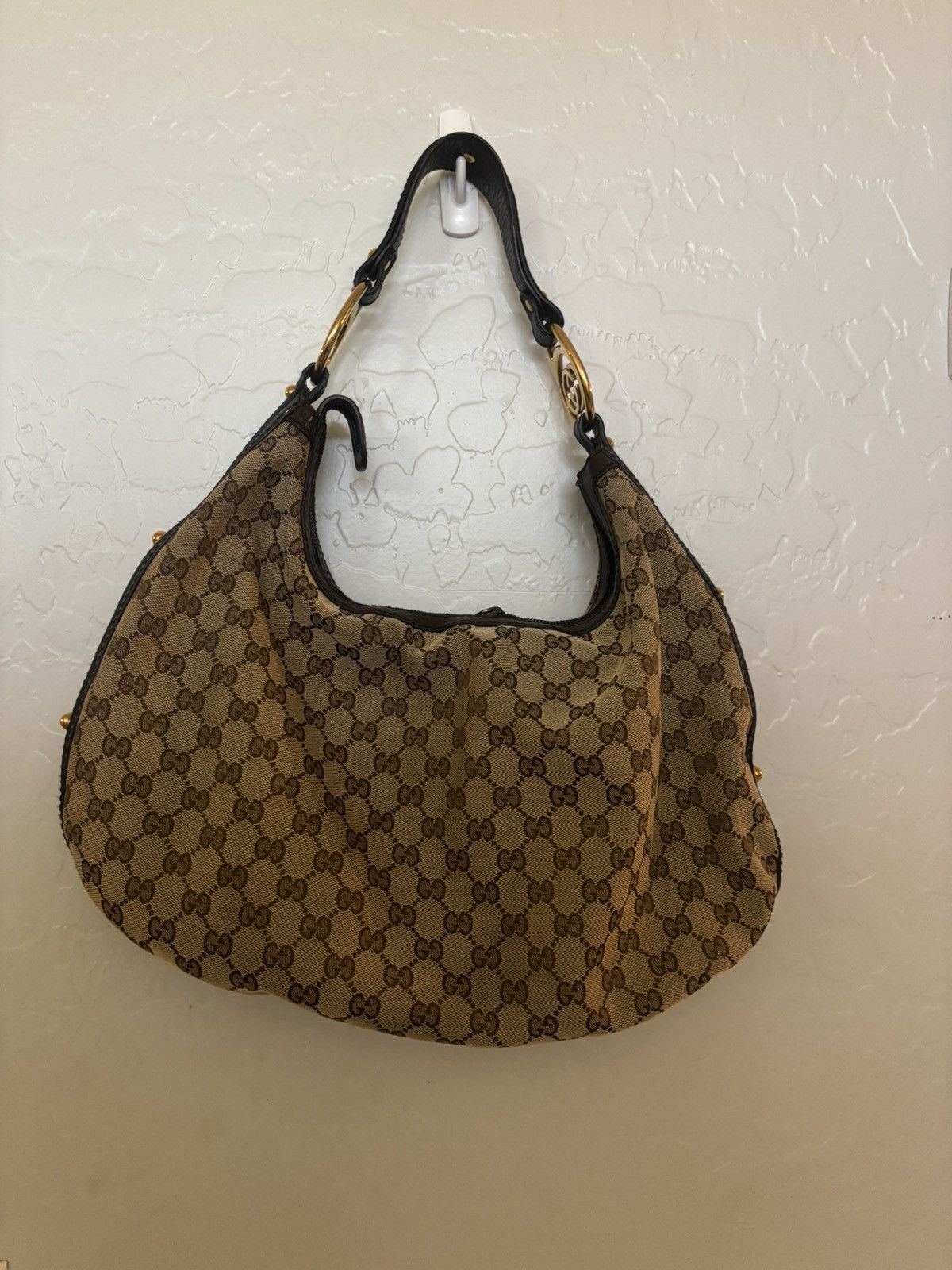 Gucci Gucci GG Canvas Hobo Shoulder bag Size ONE SIZE - 2 Thumbnail