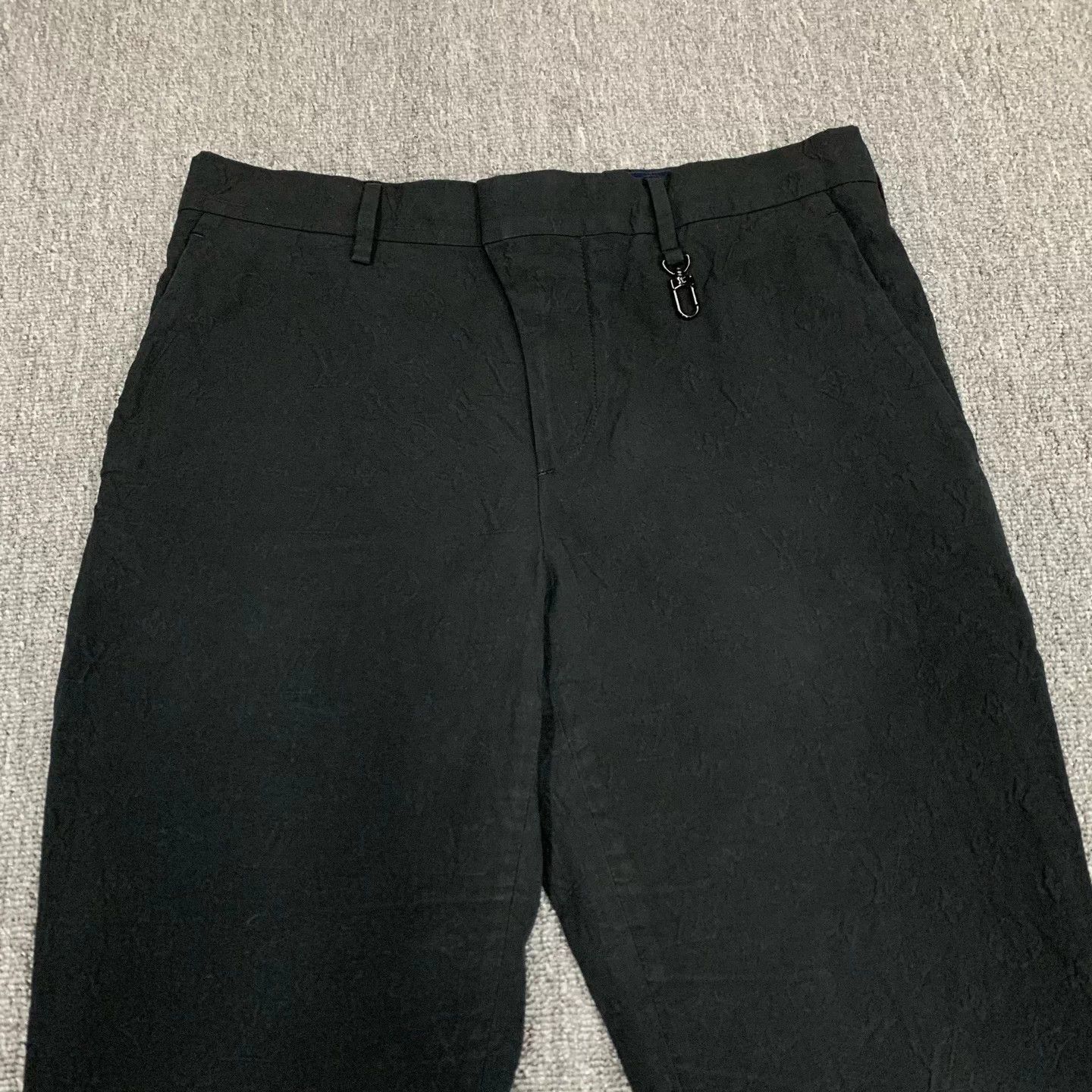 Louis Vuitton LV Black Monogram Allover Pants EU 38 95 New Size US 38 / EU 54 - 6 Thumbnail