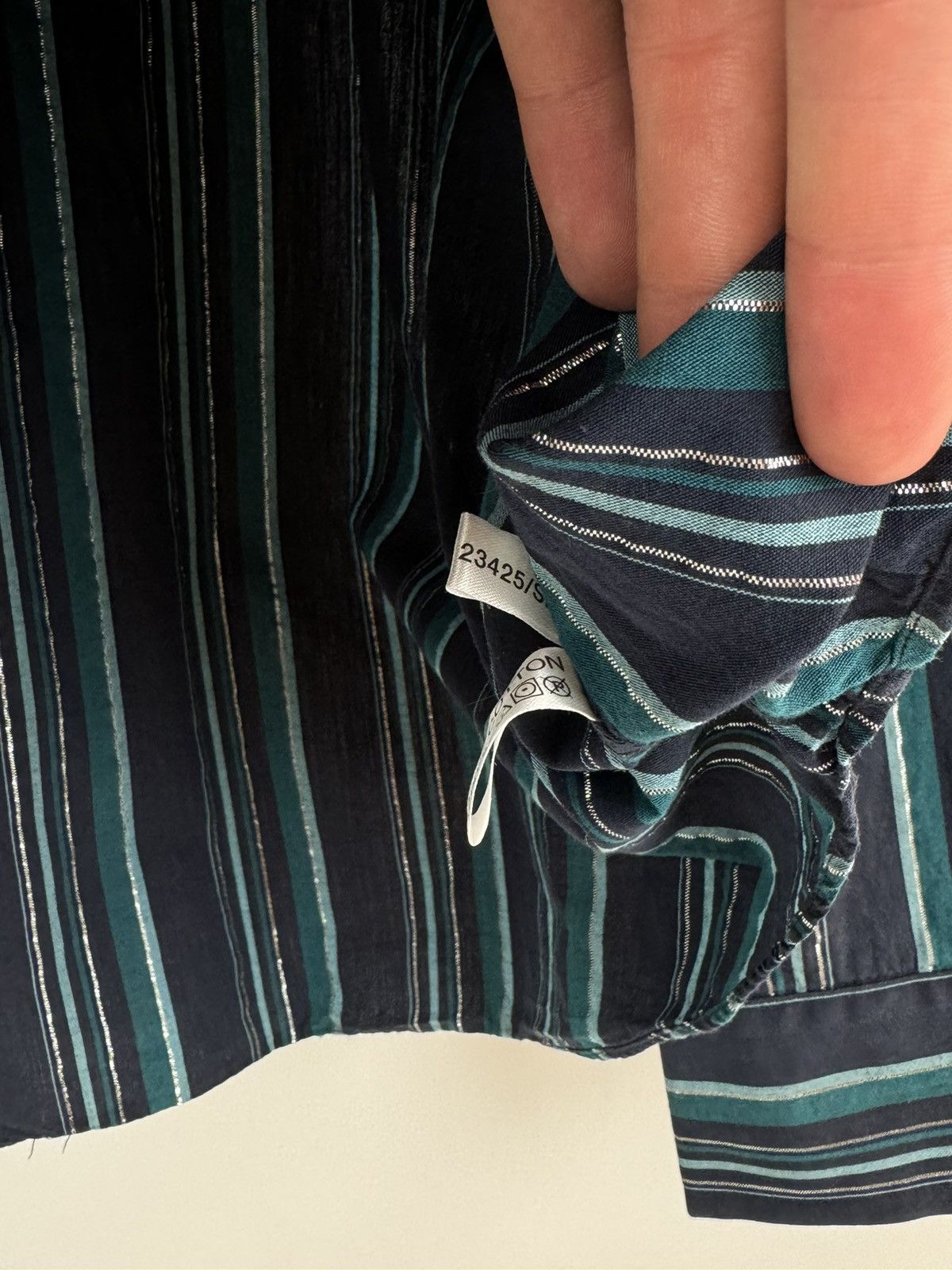 Vintage × Yves Saint Laurent 1990’s Vintage Yves Saint Laurent Striped L/S Shirt Size US XL / EU 56 / 4 - 10 Thumbnail