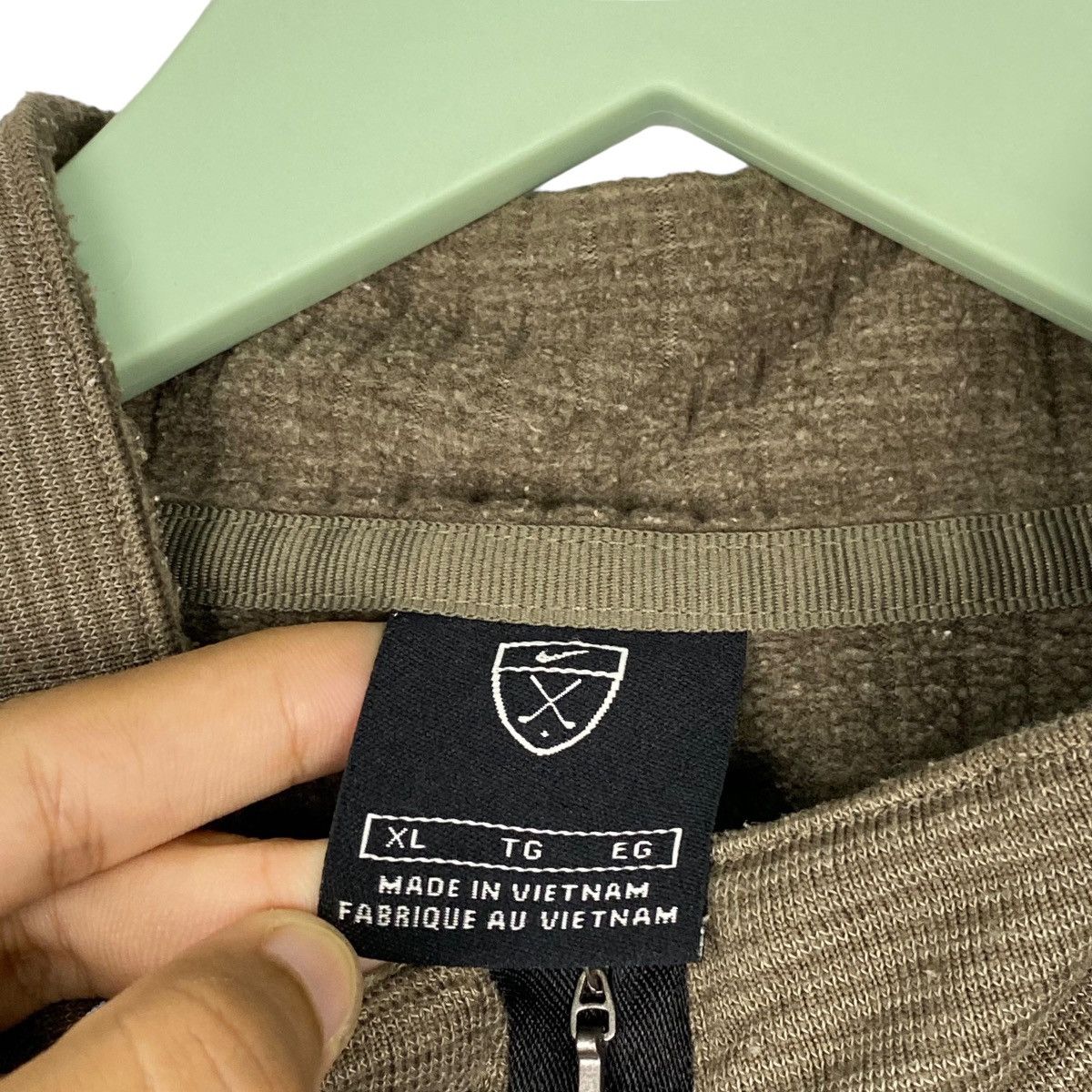Nike × Vintage Vintage Nike Golf Quarter Zip Sweatshirt Turtleneck Size M Size US M / EU 48-50 / 2 - 5 Thumbnail