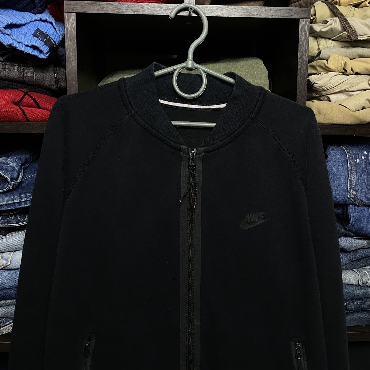 Nike Mens Nike Tech Fleece Small logo zip streetwear sweatshirt Size US M / EU 48-50 / 2 - 2 Thumbnail