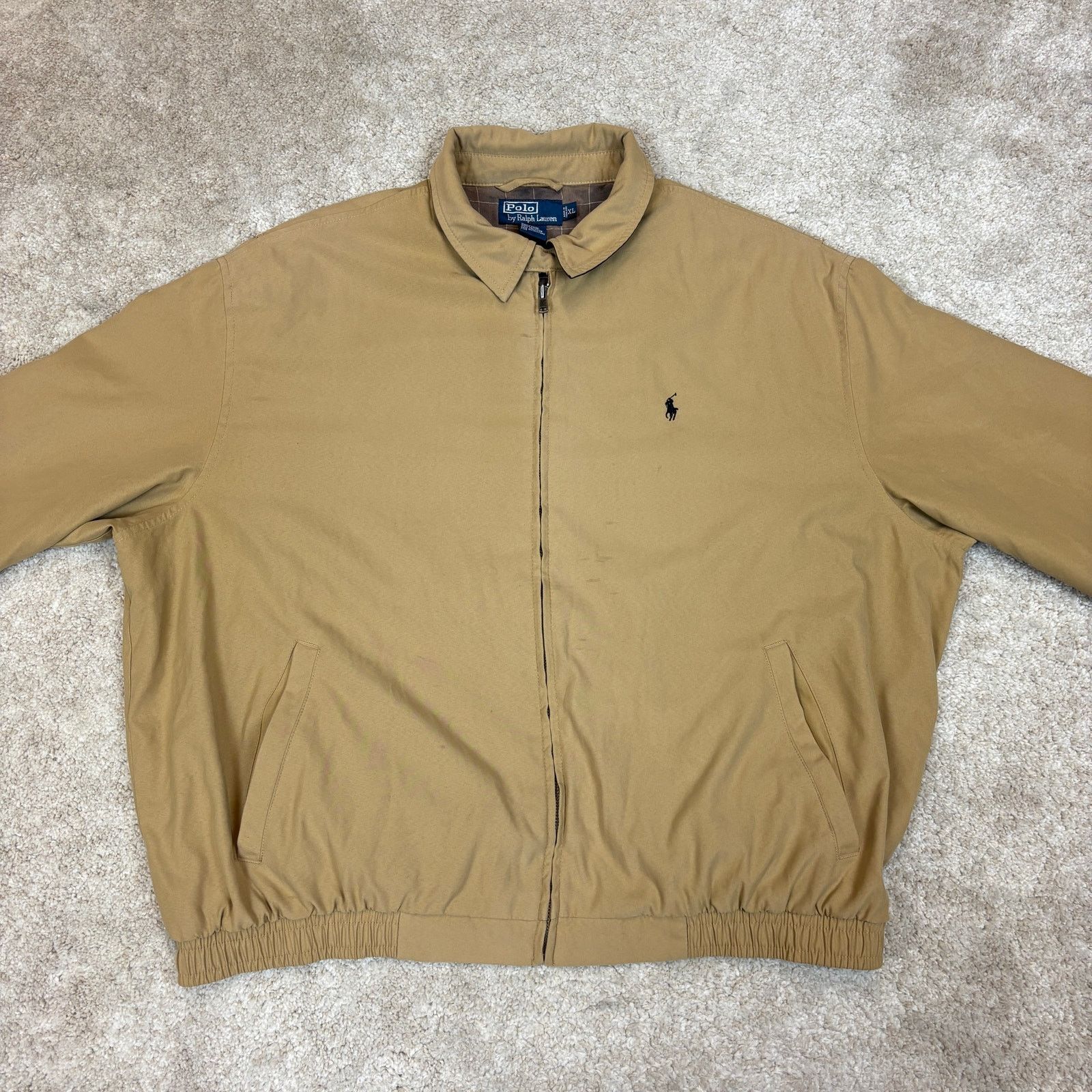Polo Ralph Lauren × Vintage VTG Polo Ralph Lauren Plaid Lined Full Zip Bomber Men's XL Size US XL / EU 56 / 4 - 2 Thumbnail