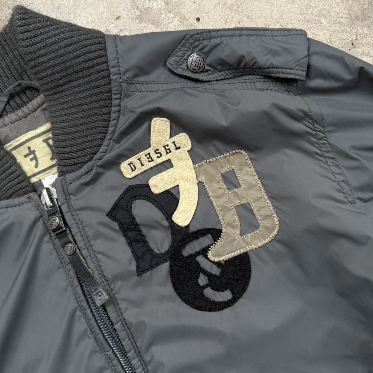 Diesel Diesel Rising Sun Japanese Nylon Bomber Jacket Size US L / EU 52-54 / 3 - 5 Thumbnail