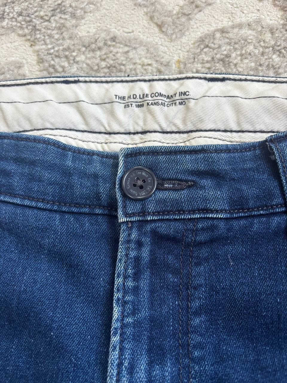 Lee Vintage Men's Lee Chino Jeans - W31 L34 – Navy Size US 31 - 6 Thumbnail