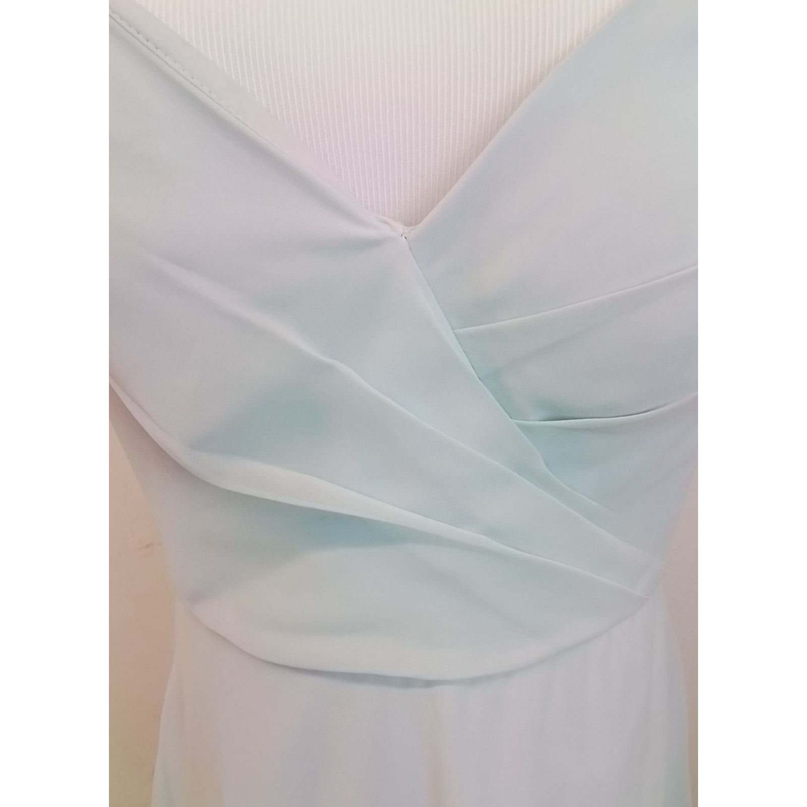 Other Azazie Racerback Aline Formal Dress Women's 10 Baby Blue Size L / US 10 / IT 46 - 4 Thumbnail
