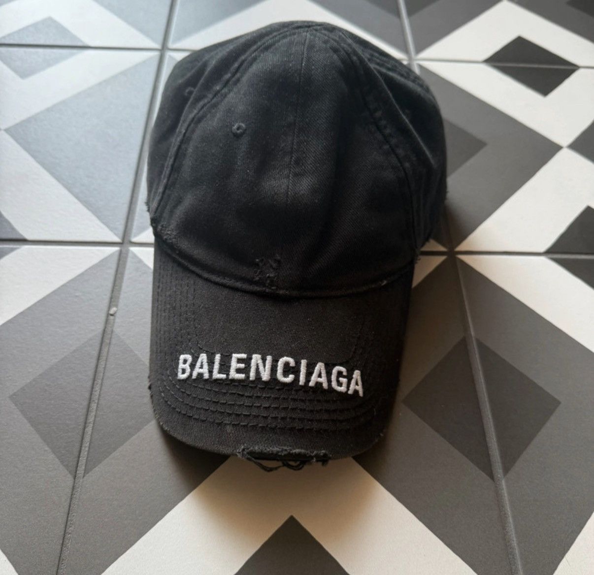 Balenciaga Balenciaga Logo Cotton Cap Size ONE SIZE - 1 Thumbnail