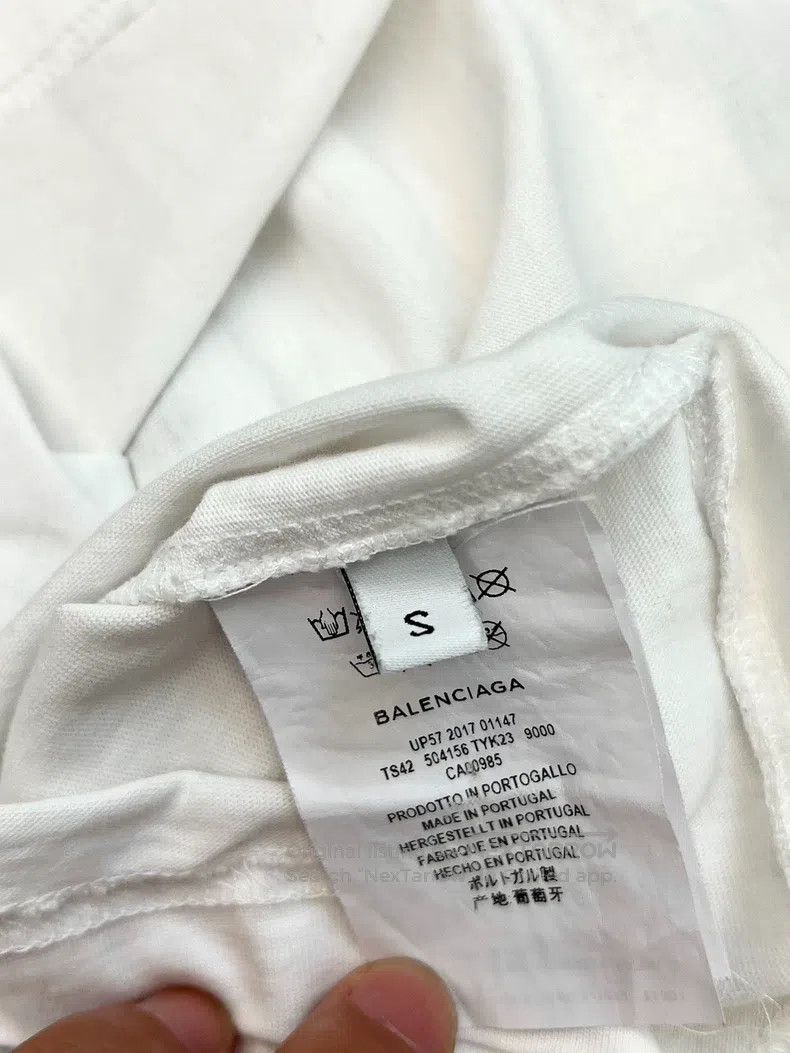 Balenciaga Balenciaga Front Double B Logo Short Sleeve T-Shirt Size US S / EU 44-46 / 1 - 5 Thumbnail