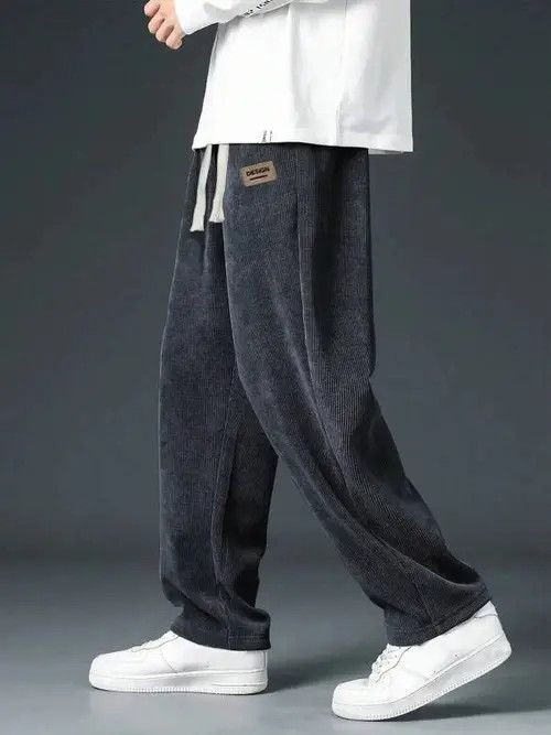 Japanese Brand corduroy Straight-Leg Pants Casual fit trousers Size US 32 / EU 48 - 1 Thumbnail
