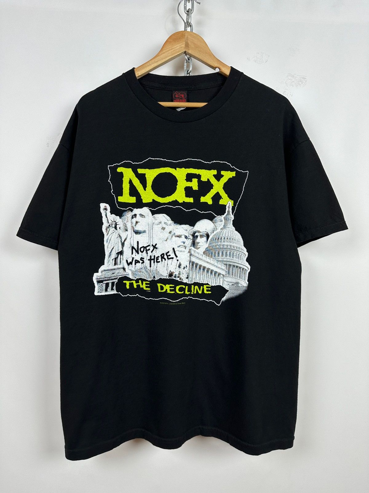 【山田bot さま】NOFX「THE DECLINE」ＴシャツXL　FAT NOFX / ノーエフエックス - The Decline Tシャツ(ブラック) | T