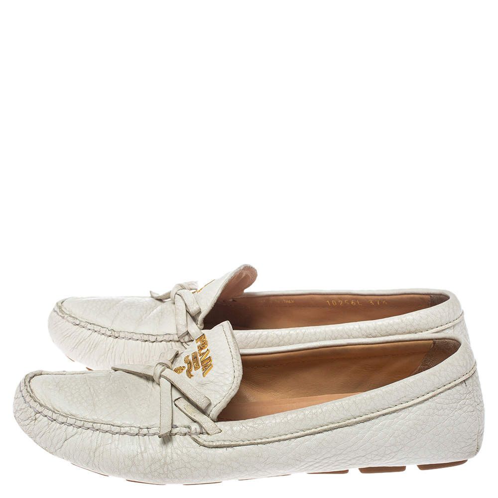 Prada o1la1rc1a0724 Loafer in White Size US 7.5 / IT 37.5 - 2 Thumbnail