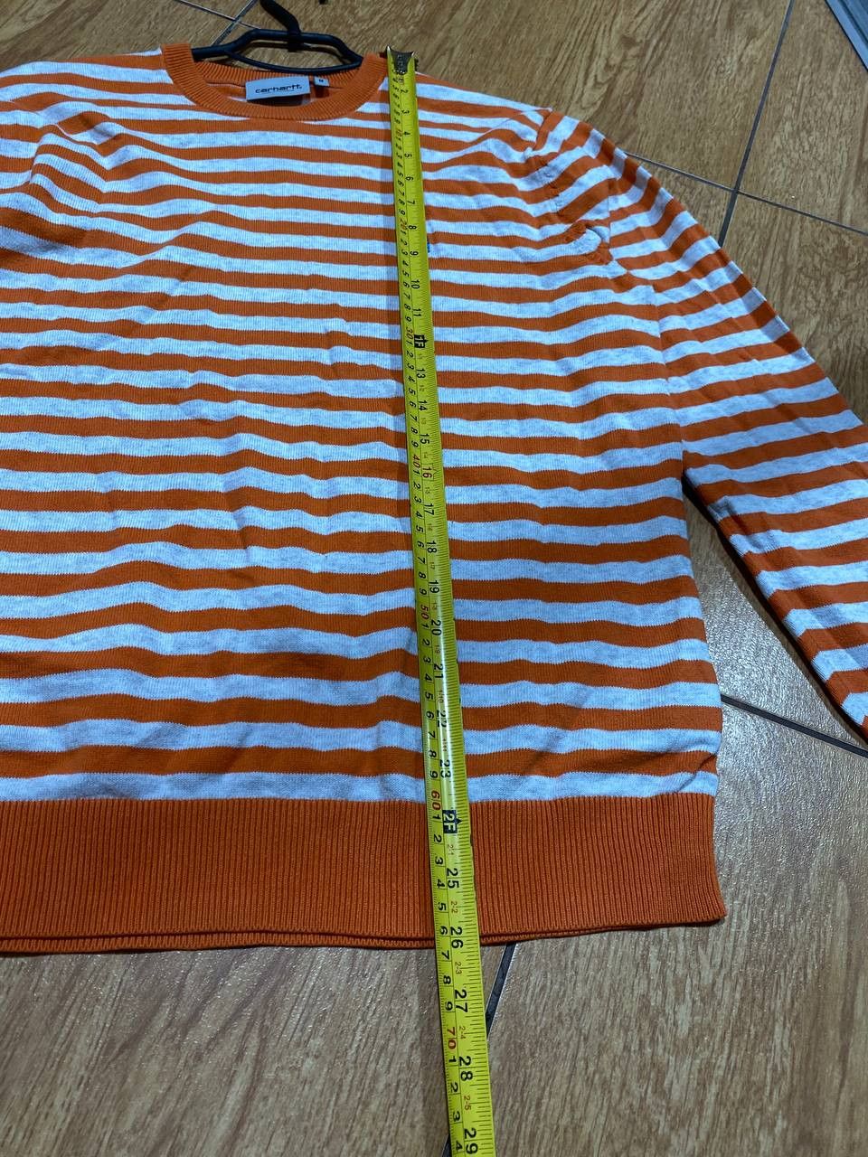 Carhartt striped Long Sleeve Carhartt logo Vintage Y2K streetwear Size US M / EU 48-50 / 2 - 10 Thumbnail