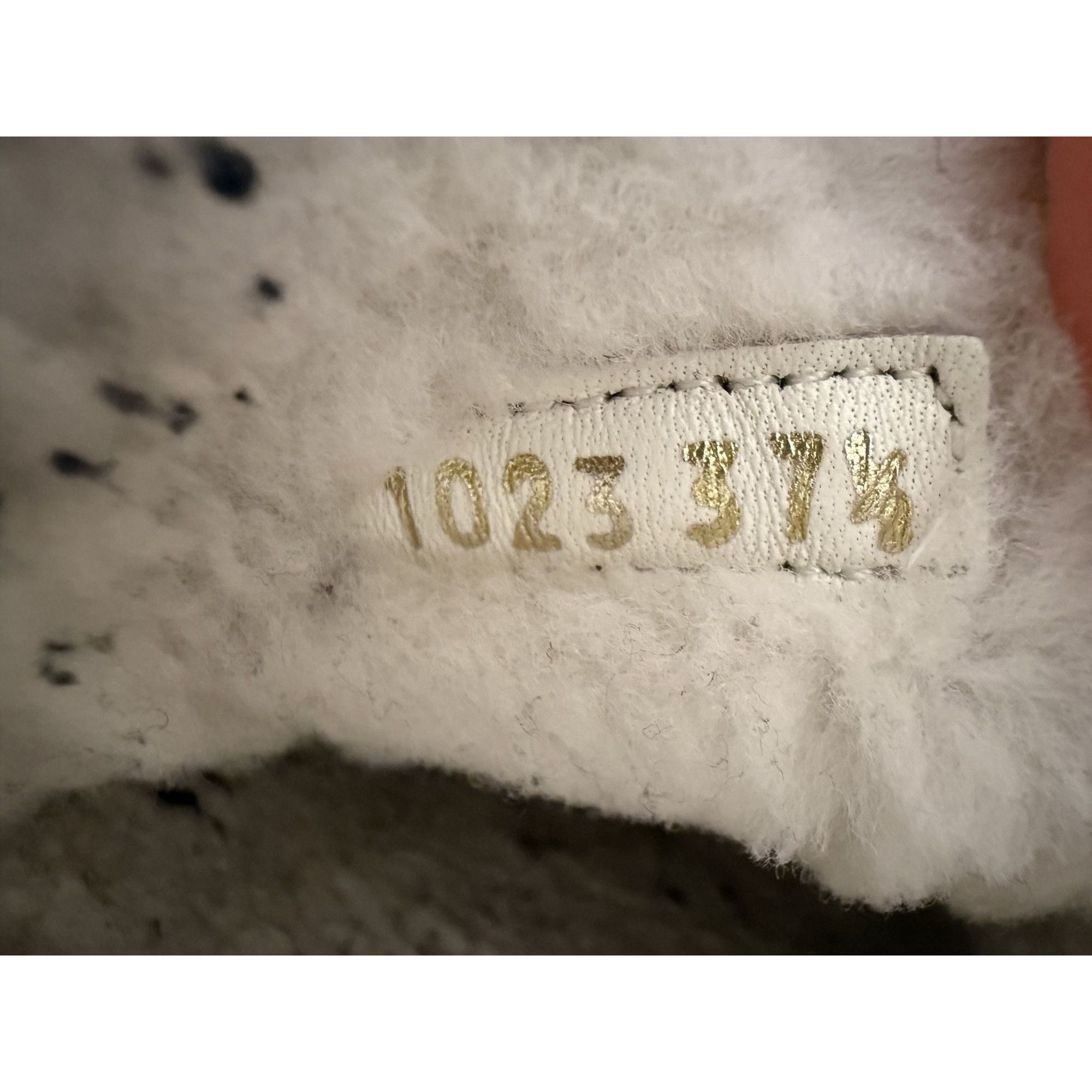 Dior Christian Dior Womens Navy & White Shearling Lined Canvas Sn Size US 7 / IT 37 - 7 Thumbnail