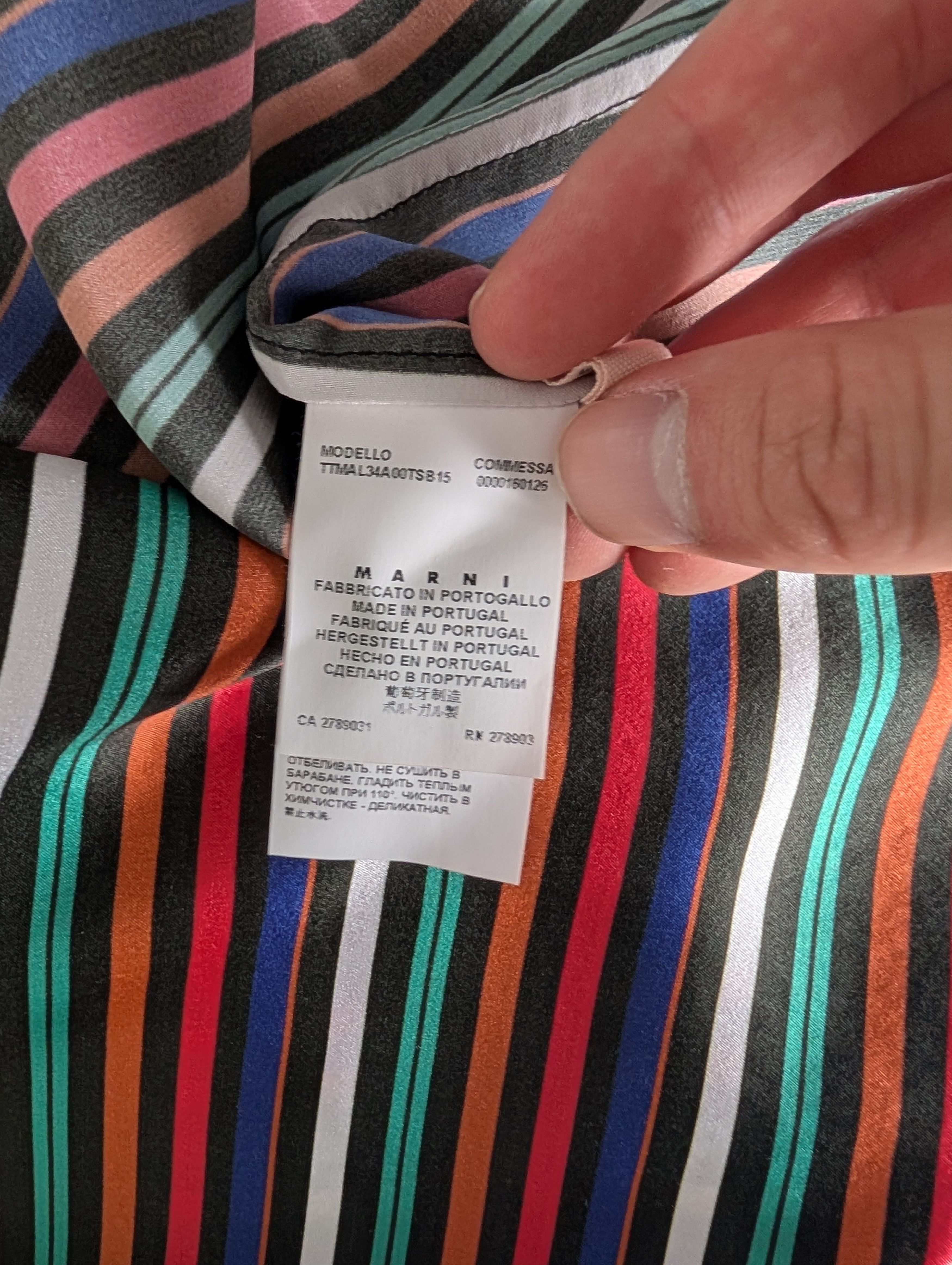 Marni Marni Striped Sleeveless Multicolor Top Size XS / US 0-2 / IT 36-38 - 5 Thumbnail