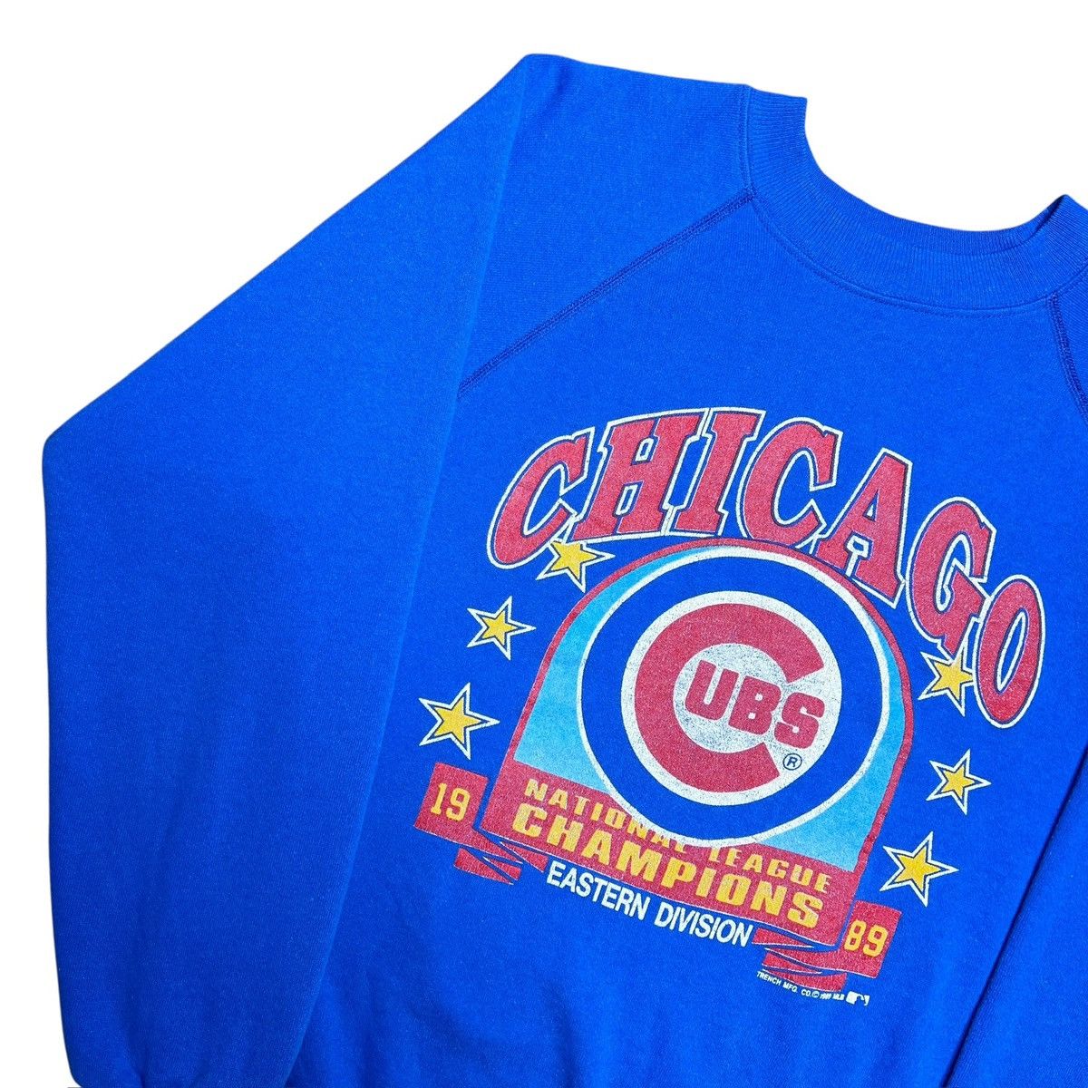 MLB 1989 MLB Chicago Cubs Eastern Division Champions Sweatshirt Size US L / EU 52-54 / 3 - 14 Thumbnail