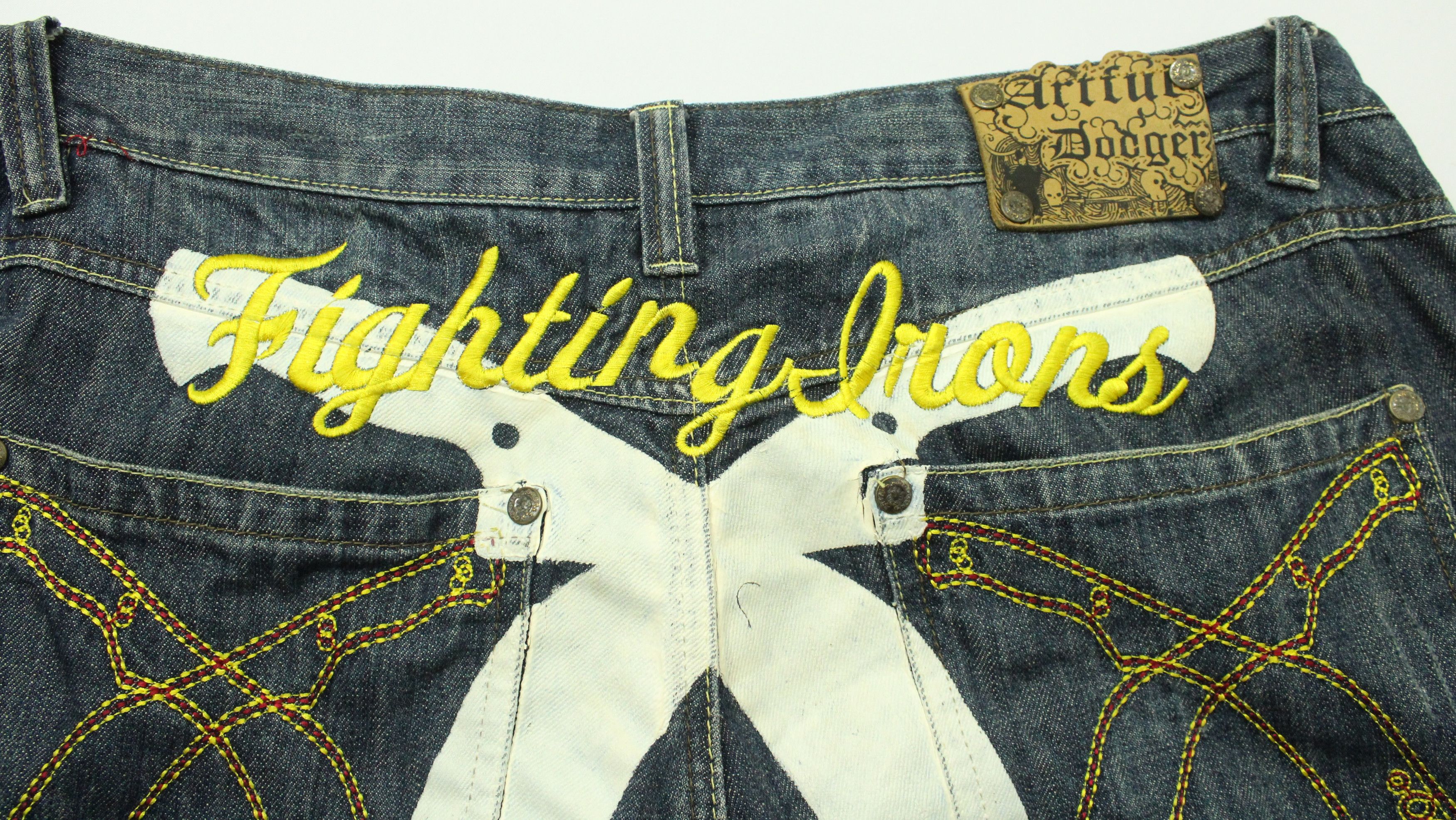 Artful Dodger ARTFUL DODGER Denim Printed Embroidered Motif Size US 38 / EU 54 - 15 Thumbnail