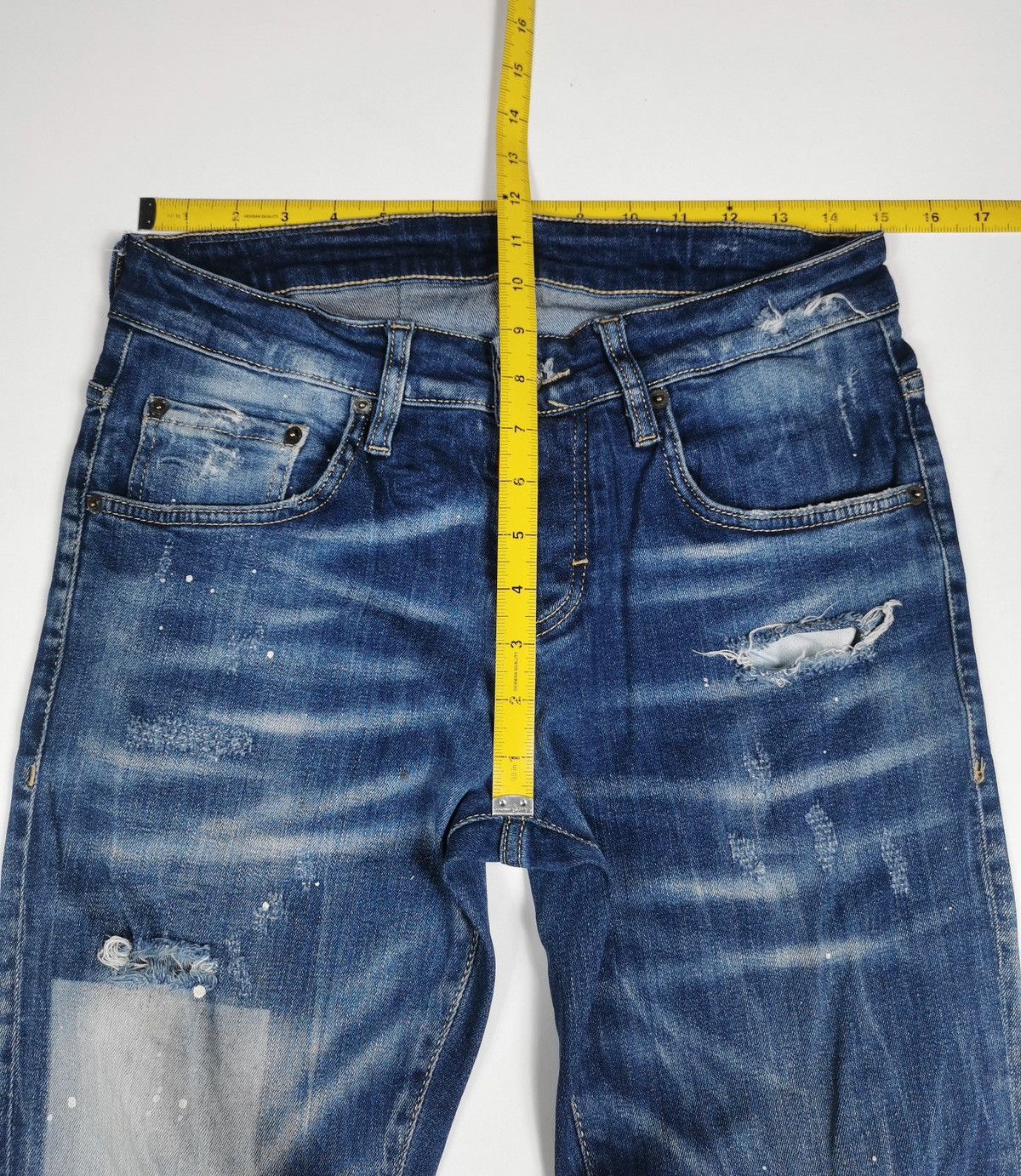 Dsquared2 Dsquared2 Destroyed Distressed Skinny Jeans Size US 30 / EU 46 - 11 Thumbnail