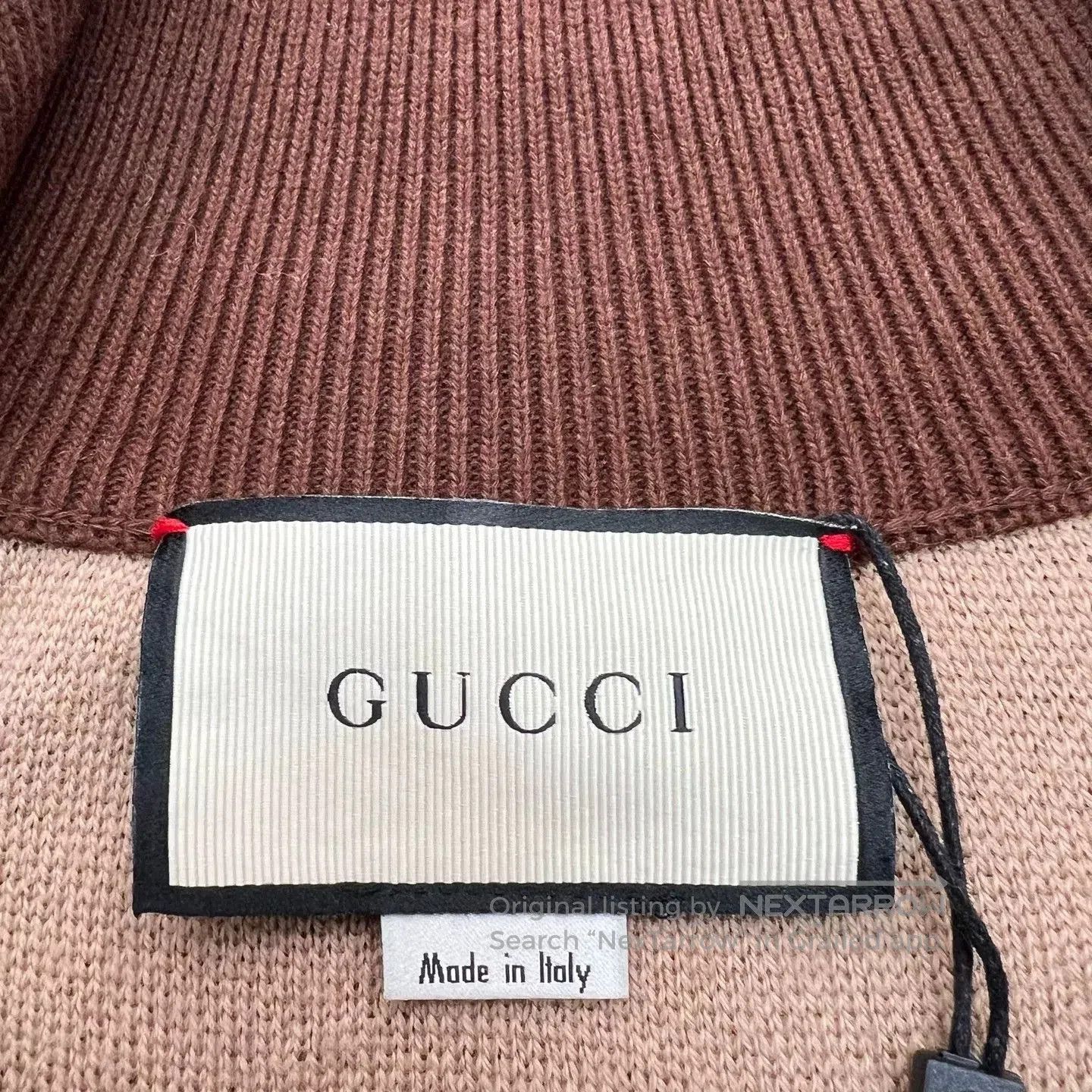 Gucci Gucci Brown GG Logo Zip Knit Jacket. Size US S / EU 44-46 / 1 - 5 Thumbnail