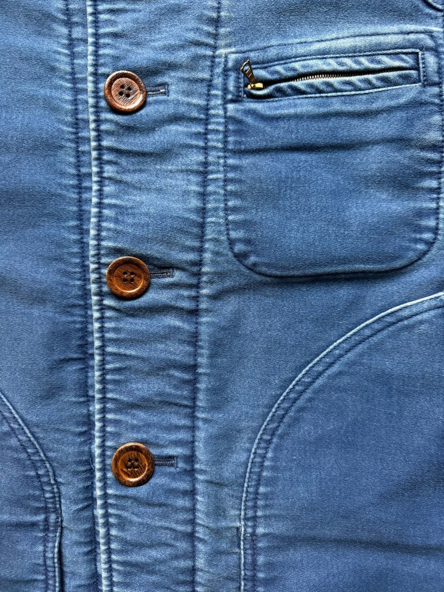 Visvim VISVIM 13AW MINIE HUNTING JKT DMGD MOLESKIN Size US XXS / EU 40 - 6 Thumbnail