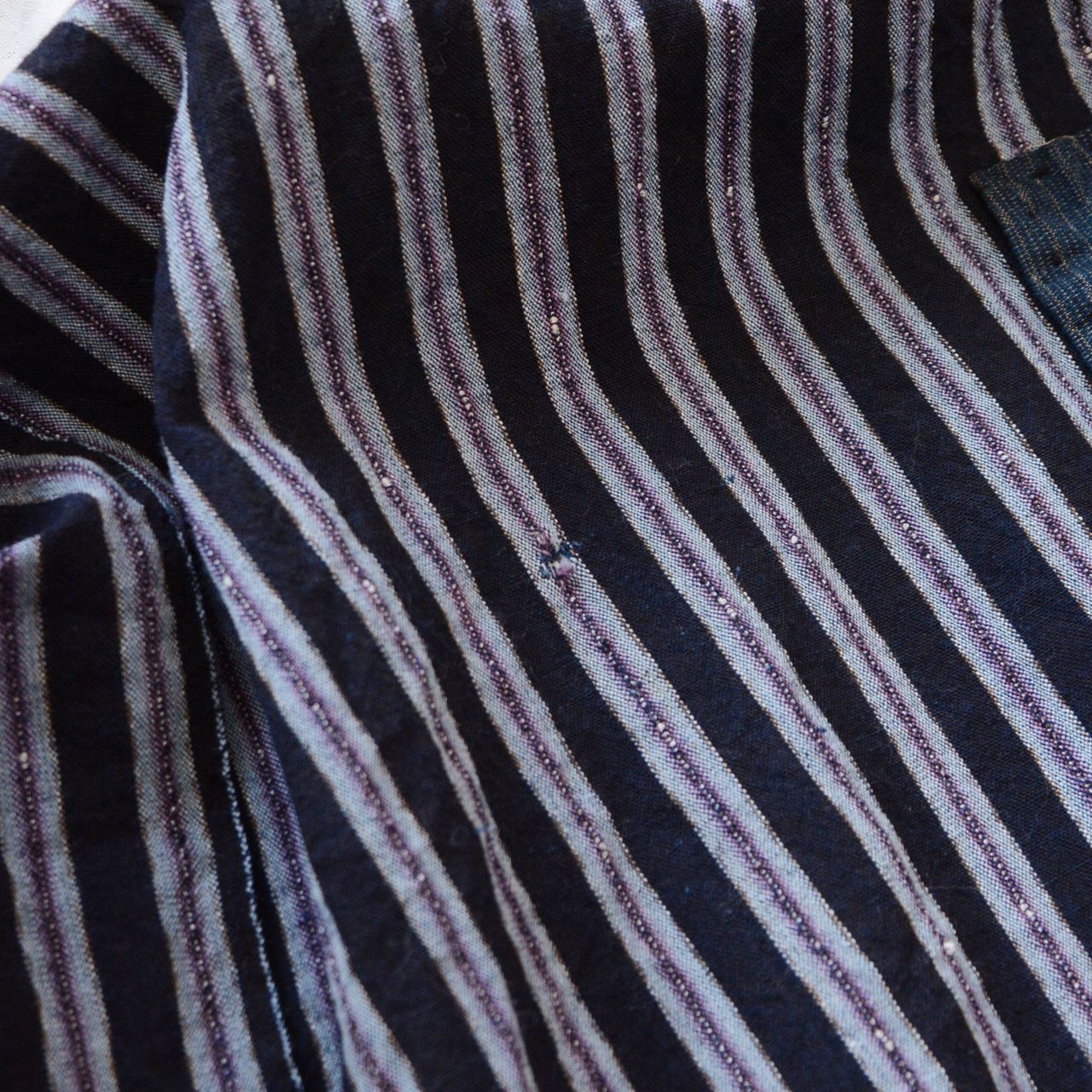 Other Vintage Japanese Noragi Jacket Indigo Striped Cotton Size M / US 6-8 / IT 42-44 - 7 Thumbnail