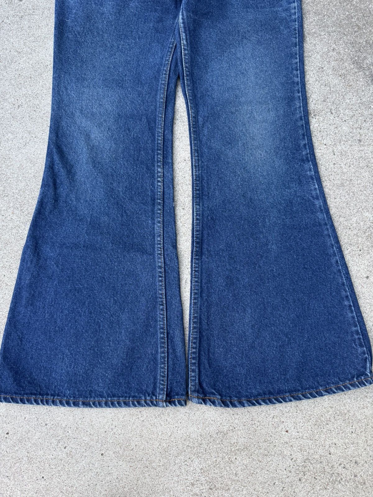Levi's × Vintage Vtg 80’s Levi’s 684 Orange Tab Bellbottom Flare Jeans 29x29 Size US 29 - 2 Thumbnail