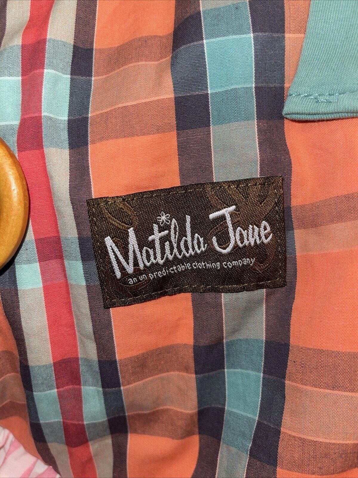 Designer VTG MATILDA JANE CHRISTMAS TABLE TREE SKIRT PLAID Size ONE SIZE - 3 Thumbnail