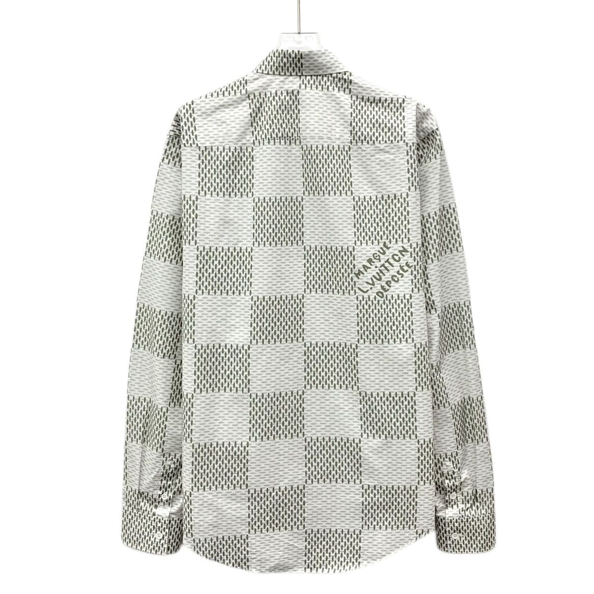 Louis Vuitton Louis Vuitton Damier Long Sleeve Shirt K26WX Size US XL / EU 56 / 4 - 2 Thumbnail