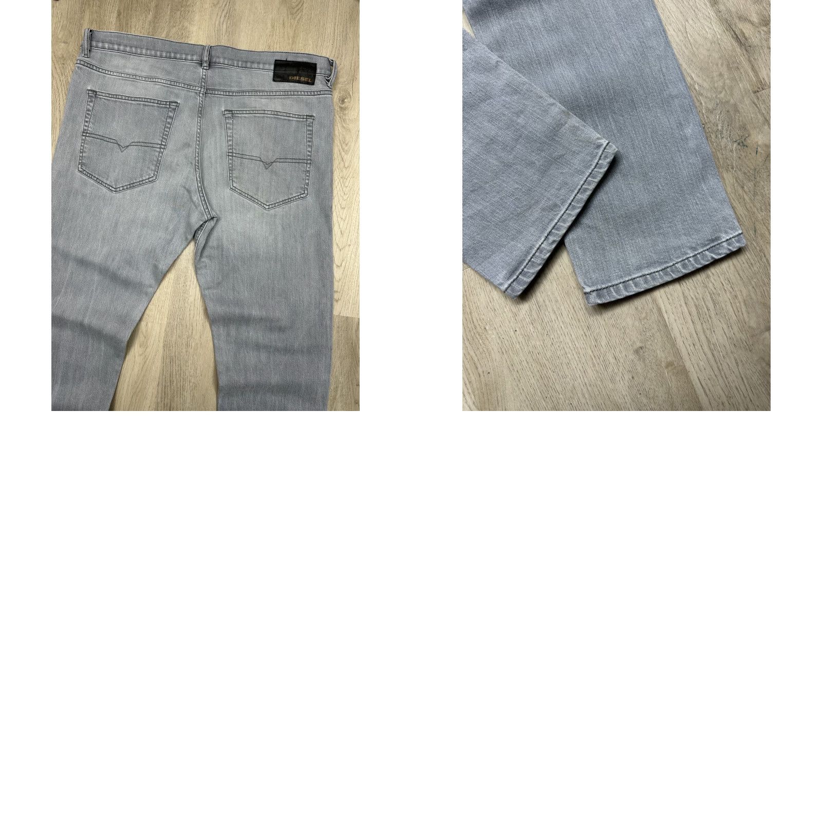 Diesel Diesel Jeans Main Selling Point Diesel Jeans Size 36 Gray Cotton Denim Pants Mens Regular Inseam 32in Size US 36 / EU 52 - 8 Thumbnail