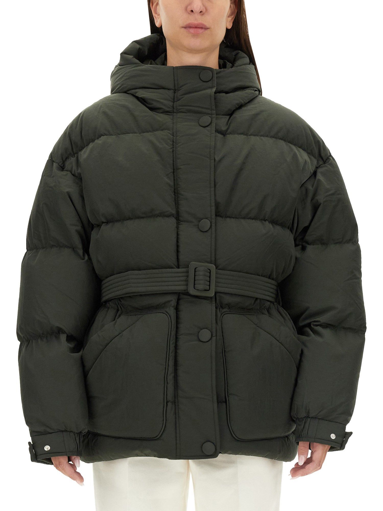IENKI IENKI o1s22i1n1024 Michlin Belted Down Jacket in Black Size XS / US 0-2 / IT 36-38 - 1 Thumbnail