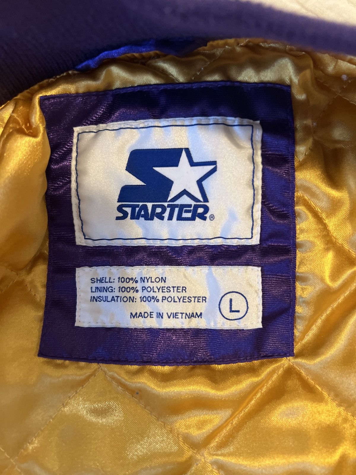 NBA × Starter LAKERS STARTER JACKET Size US L / EU 52-54 / 3 - 9 Thumbnail