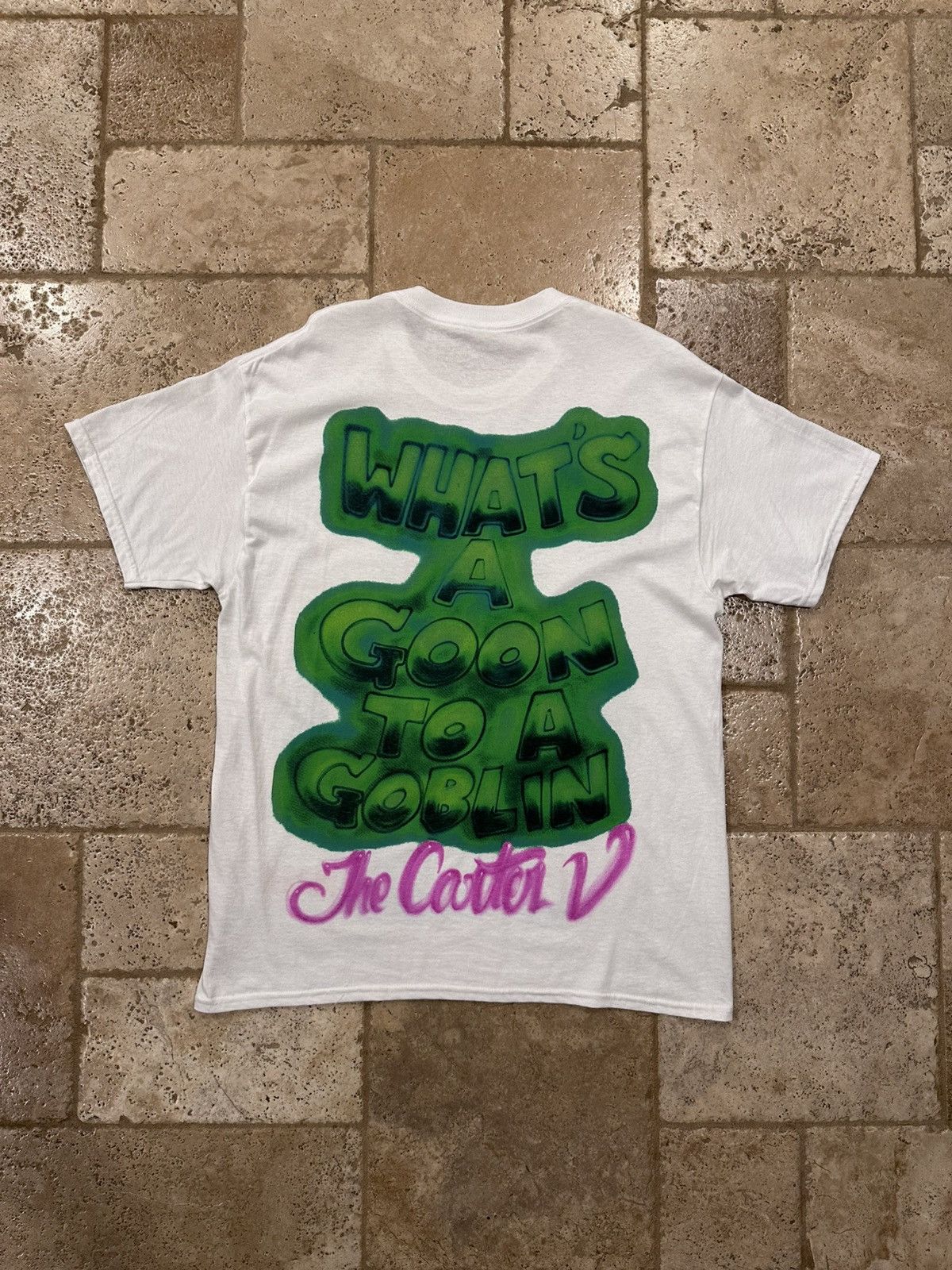Heron Preston Heron Preston x Lil Wayne The Carter V White Rap Tee Size US L / EU 52-54 / 3 - 9 Thumbnail