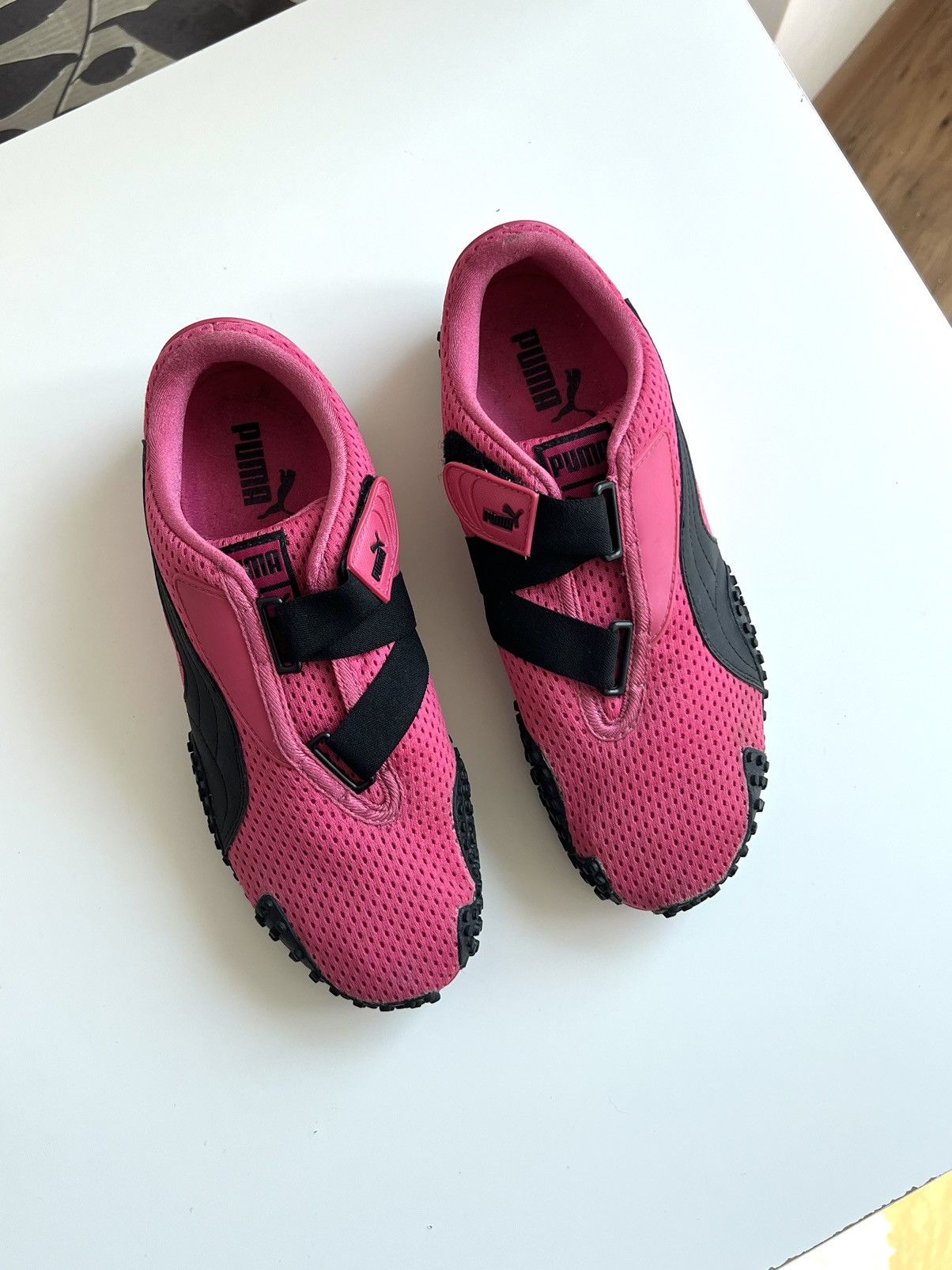 Puma Iconic Vintage Puma Mostro Pink Mesh 2005 OG MiuMiu Style Size US 8.5 / IT 38.5 - 4 Thumbnail