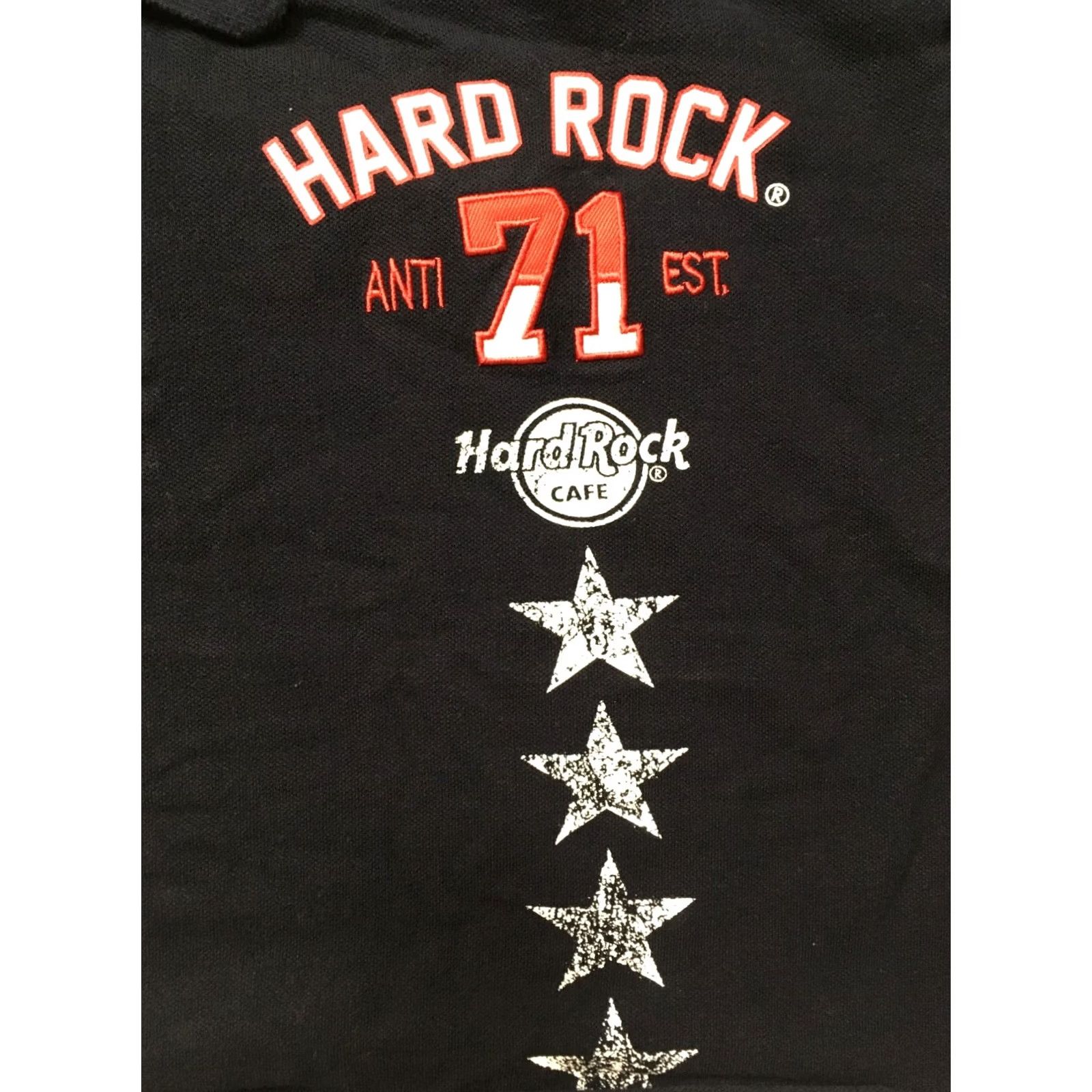 Hard Rock Cafe Hard Rock Cafe Crop Top Womens XL Dark Blue polo shirt embroidered BERLIN GERMAN Size XL / US 12-14 / IT 48-50 - 4 Thumbnail