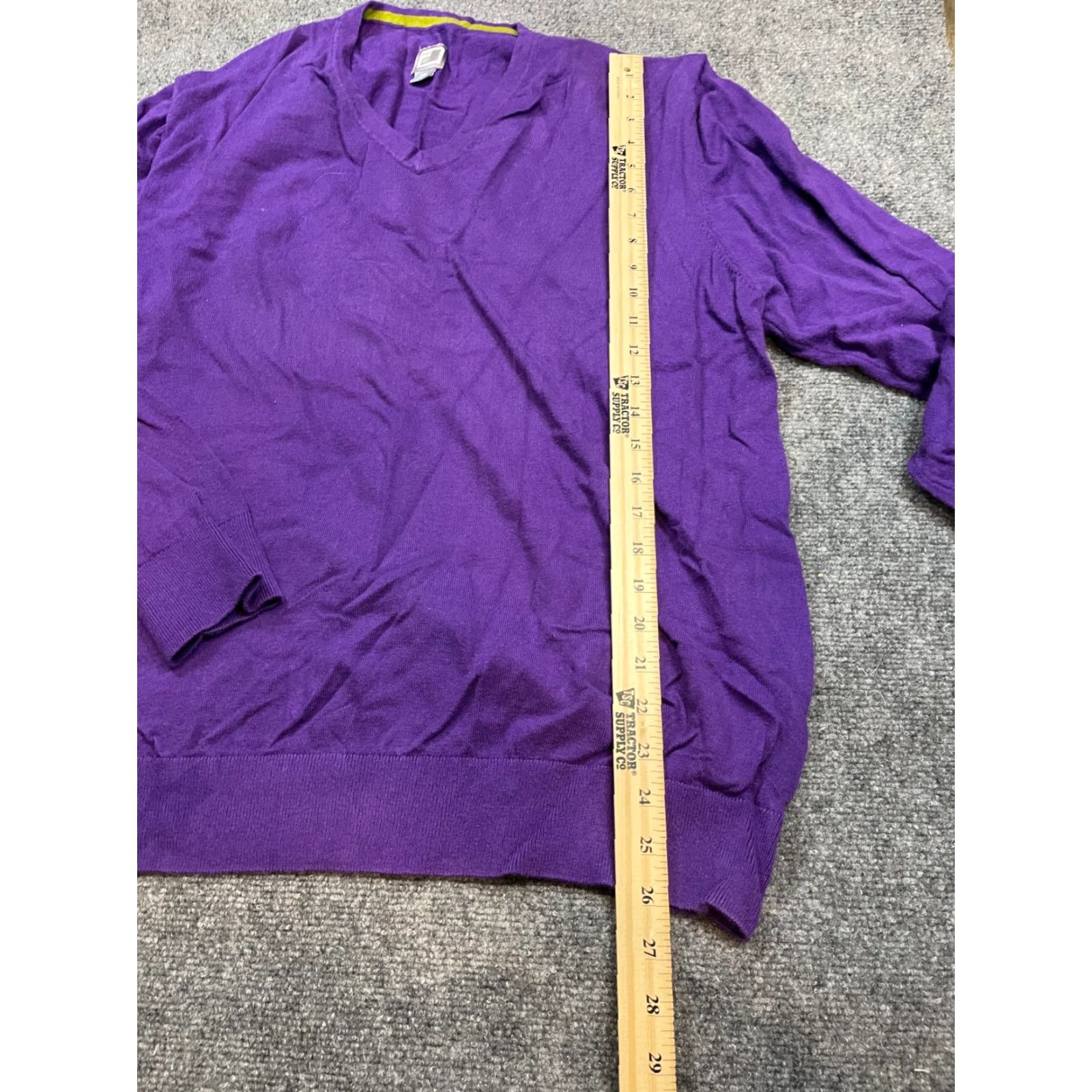 Vintage JCP Sweater Womens XXL Purple Knit Long Sleeve Pullover Knits Womens 2XL Pullover Knit Purple Long Sleeve Sweater Size XXL / US 16-18 / IT 52-54 - 2 Thumbnail