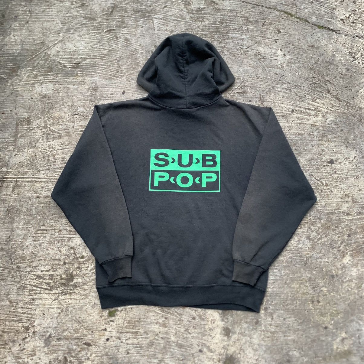 Vintage Vintage SUB POP ROCKBOSS Grunge Hoodie Band Size US L / EU 52-54 / 3 - 11 Thumbnail