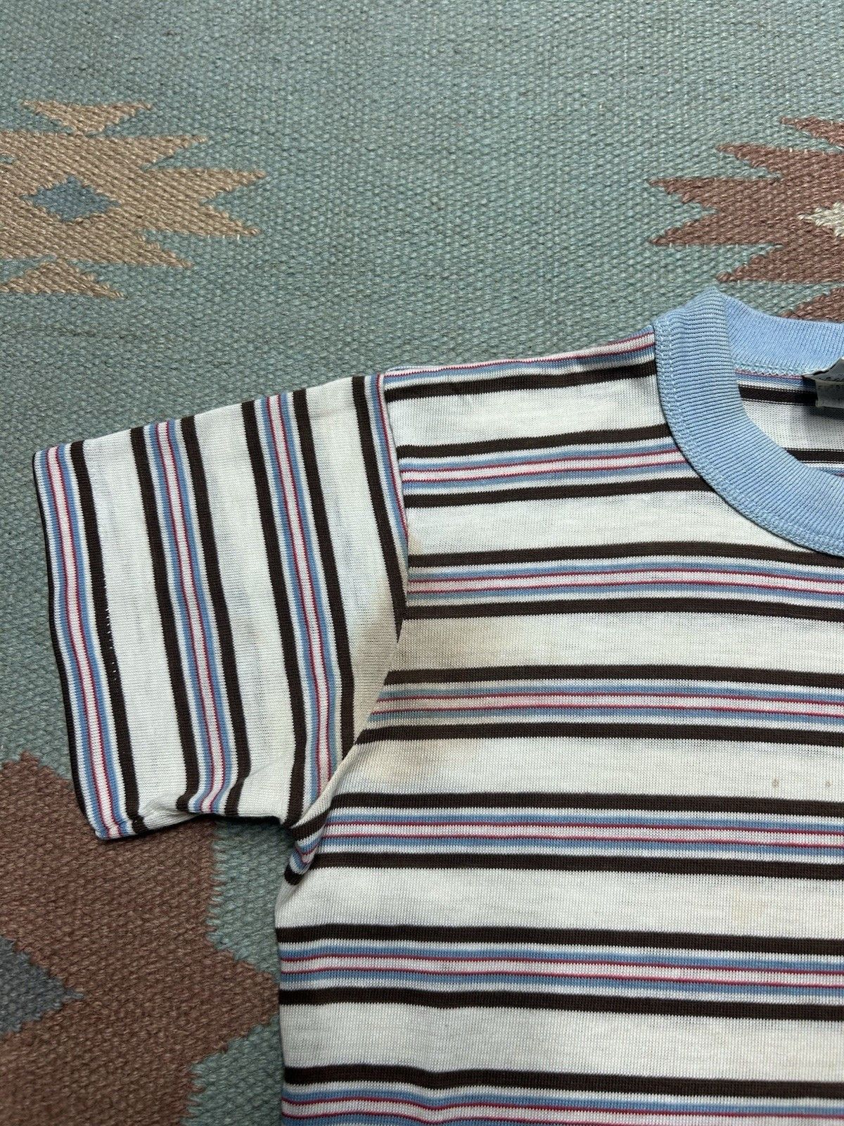 Vintage Vintage 70s striped t shirt soft boys 14 women’s baby tee Size S / US 4 / IT 40 - 3 Thumbnail