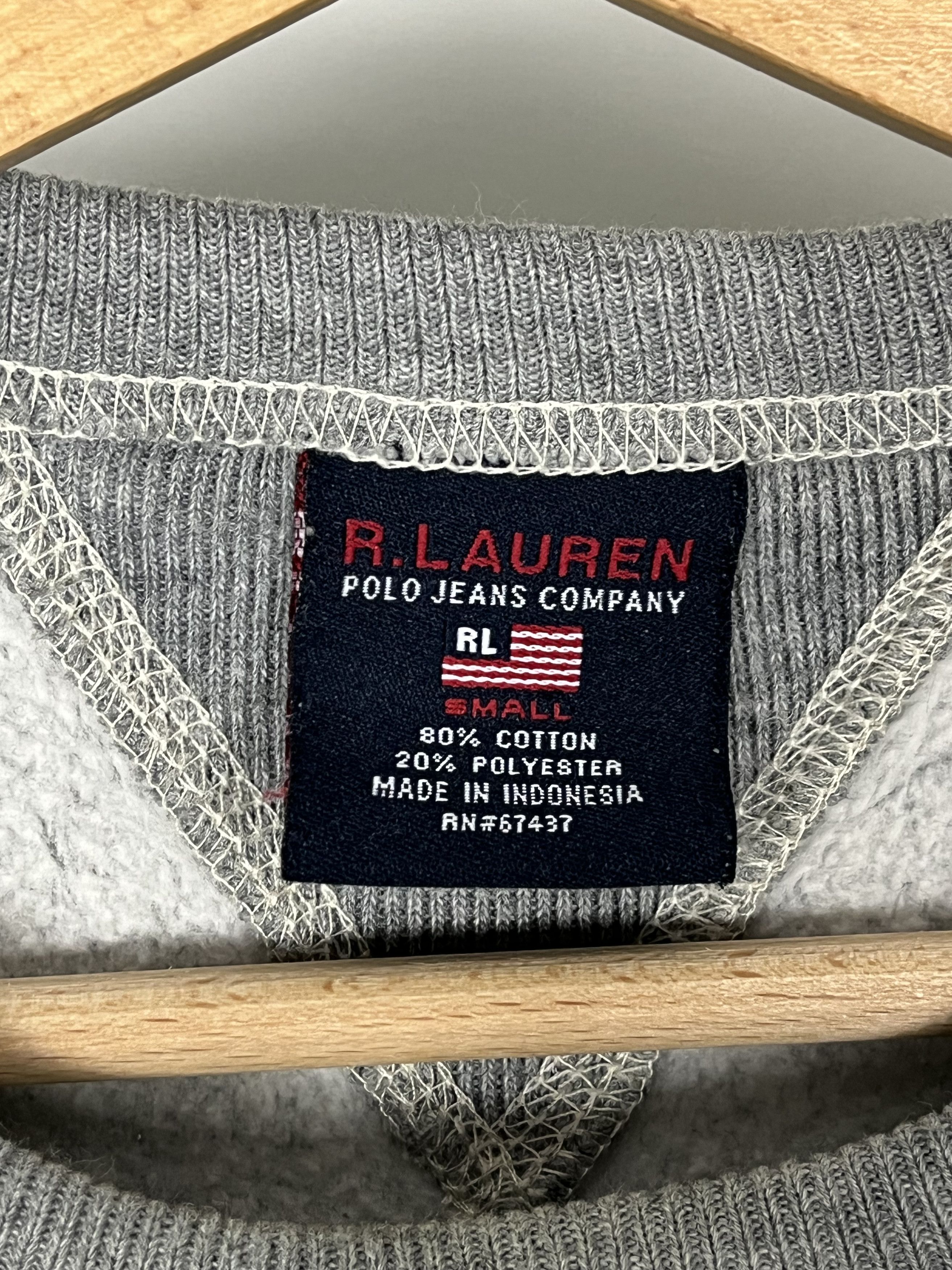 Polo Ralph Lauren × Ralph Lauren × Vintage Polo Ralph Lauren Big Logo Sweatshirt Size US S / EU 44-46 / 1 - 3 Thumbnail