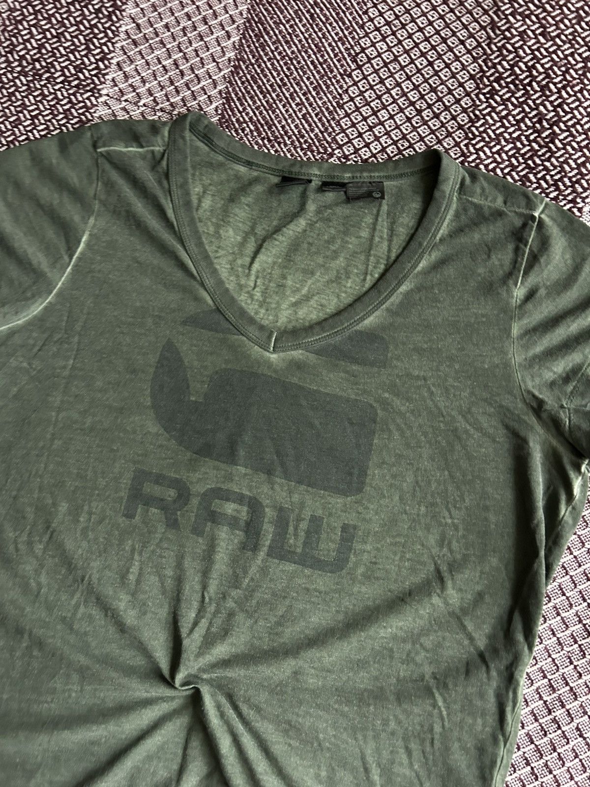 G-Star Vintage G-Star Raw Slim Y2K Womens Tee Big Logo Size Large Size L / US 10 / IT 46 - 3 Thumbnail