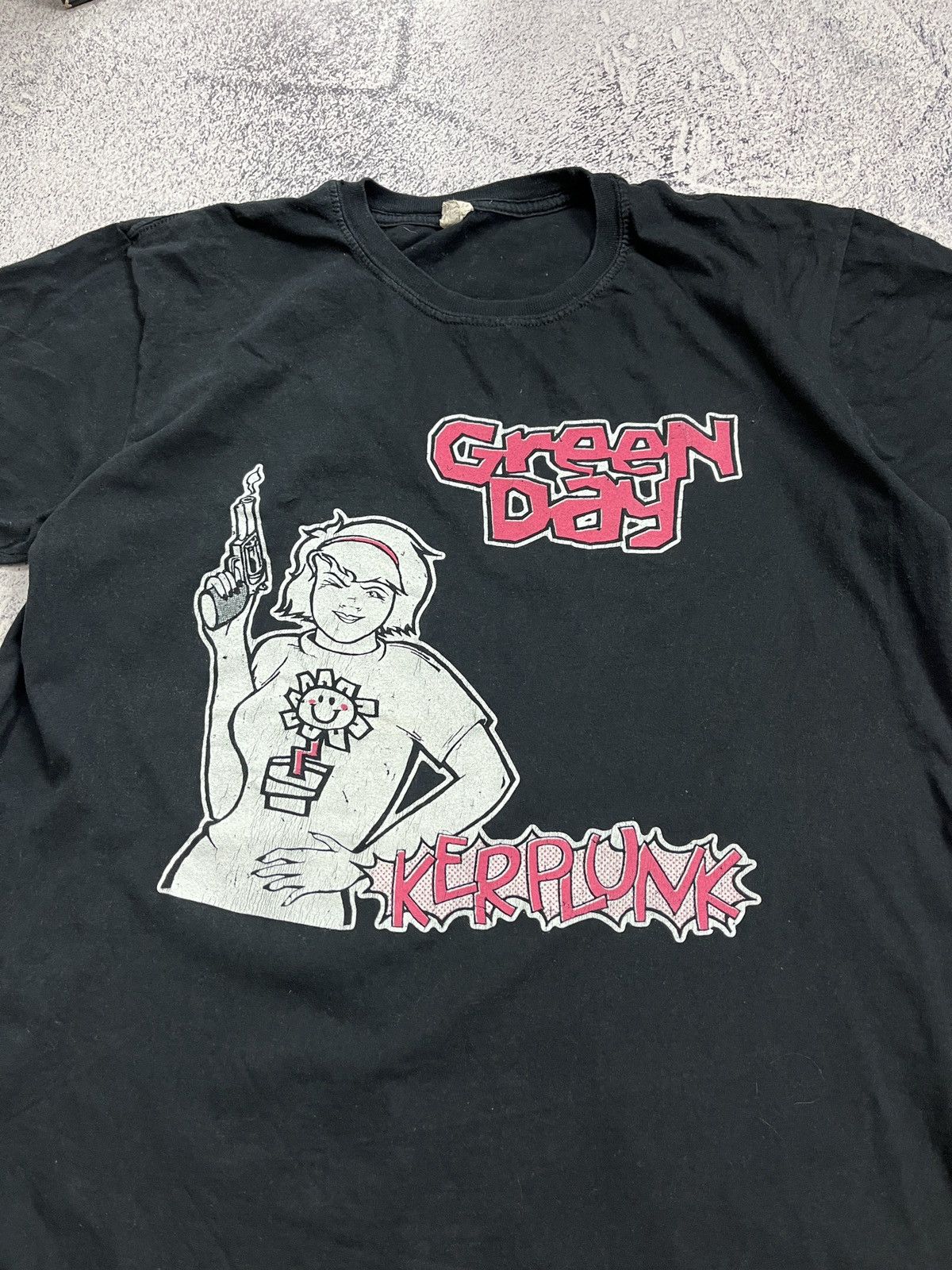 Band Tees × Vintage Vintage Green Day Kerplunk Rock Band T-Shirt Punk 90’s Rare Size US L / EU 52-54 / 3 - 6 Thumbnail