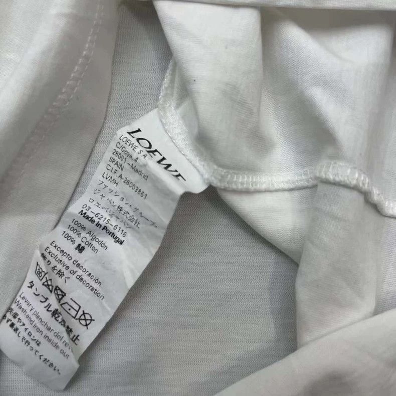 Loewe Loewe White pure front logo short sleeves Size S / US 4 / IT 40 - 3 Thumbnail