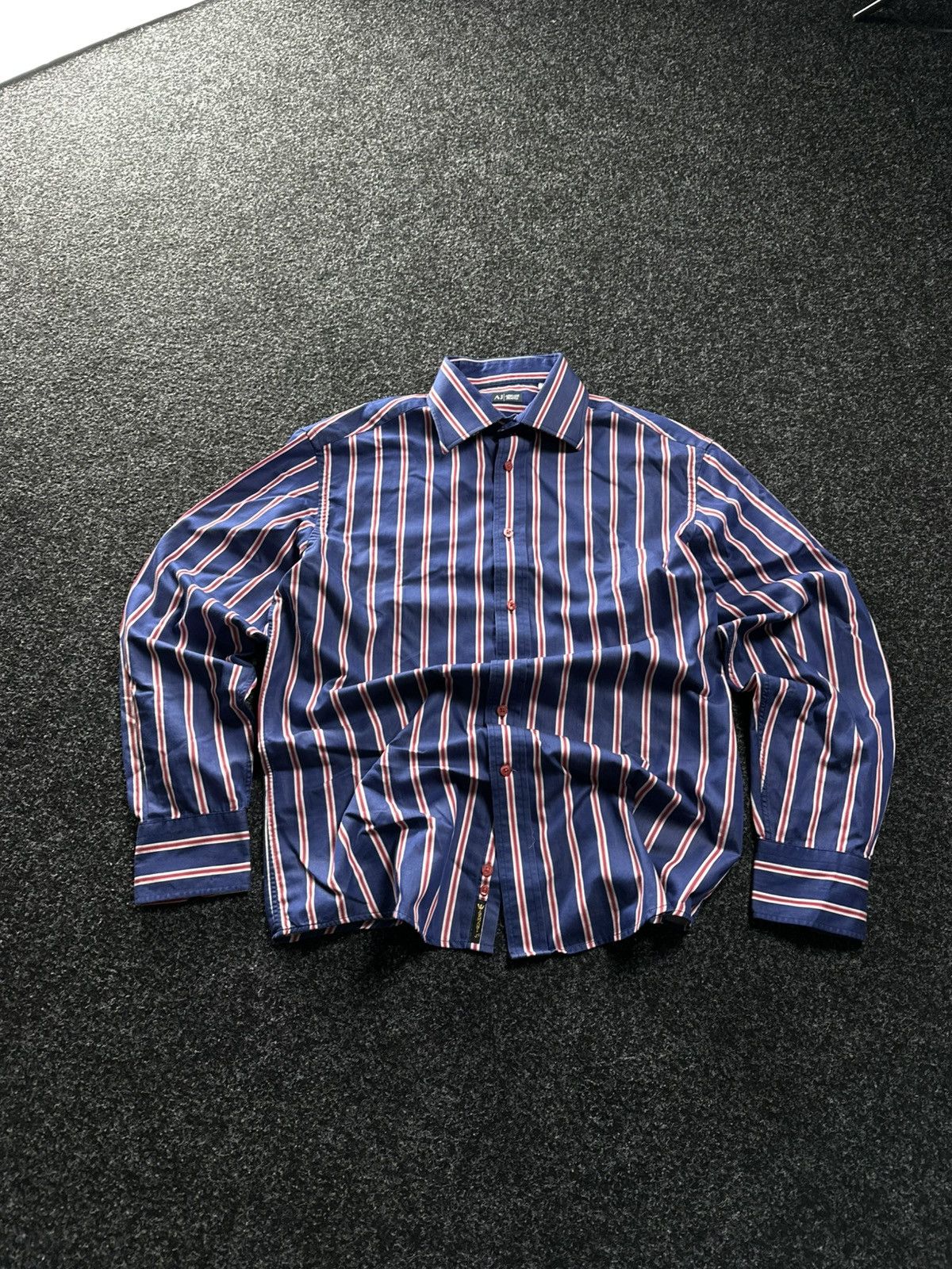Armani × Vintage RARE🚨 ARMANI JEANS VINTAGE SHIRT LUXURY BUTTON UP 90s Size US M / EU 48-50 / 2 - 1 Thumbnail